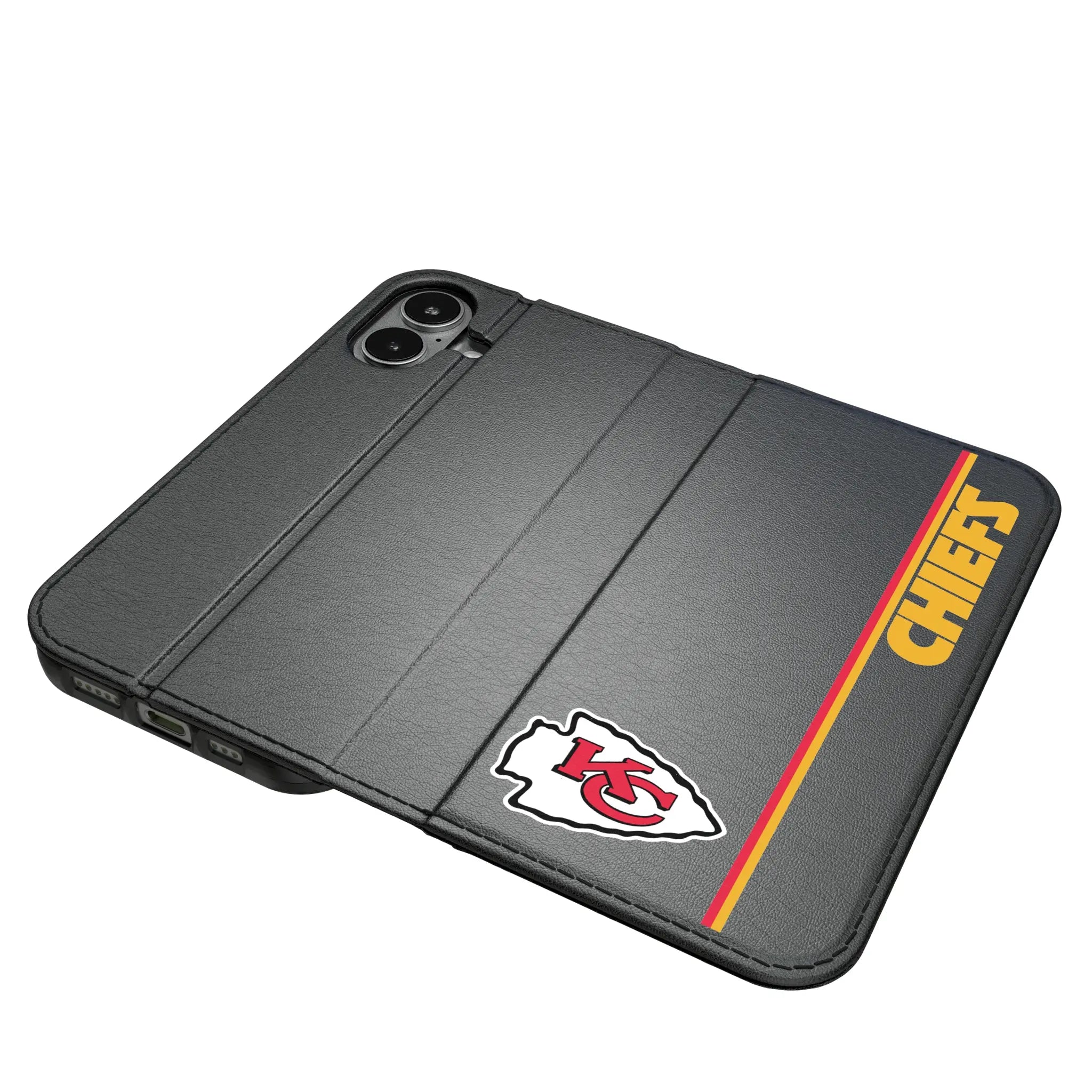 Kansas City Chiefs Sidebar iPhone Folio Phone Case for Apple iPhone#Device_iPhone 17
