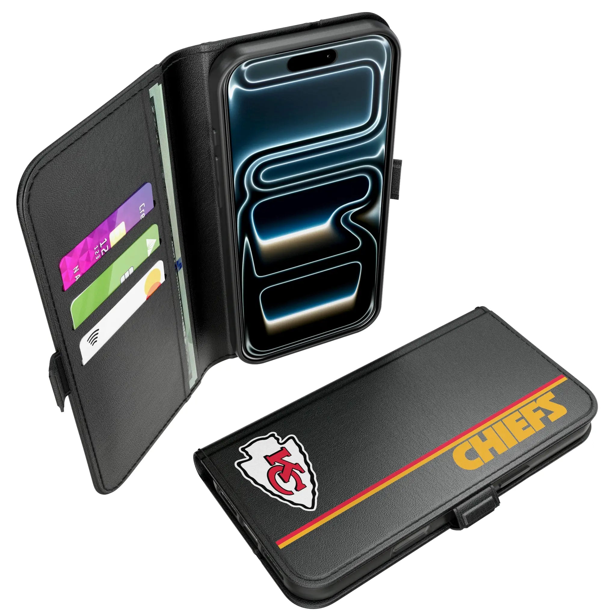 Kansas City Chiefs Sidebar iPhone Folio Phone Case for Apple iPhone#Device_iPhone 17 Pro Max