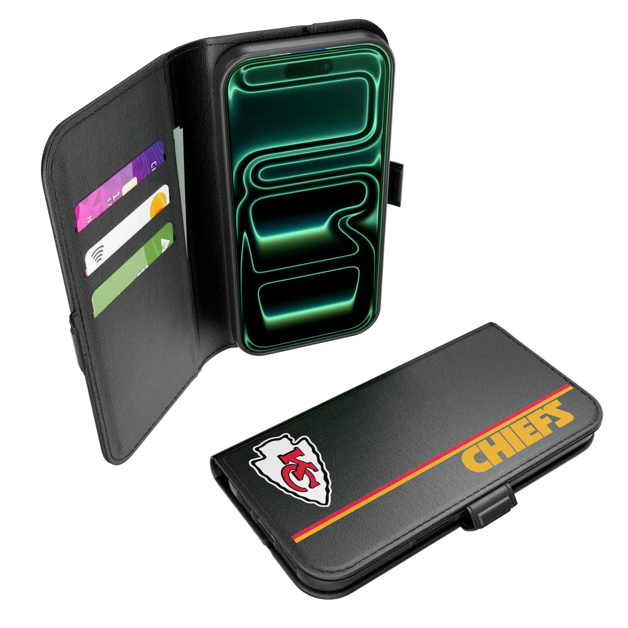 Kansas City Chiefs Sidebar iPhone Folio Phone Case for Apple iPhone#Device_iPhone 17