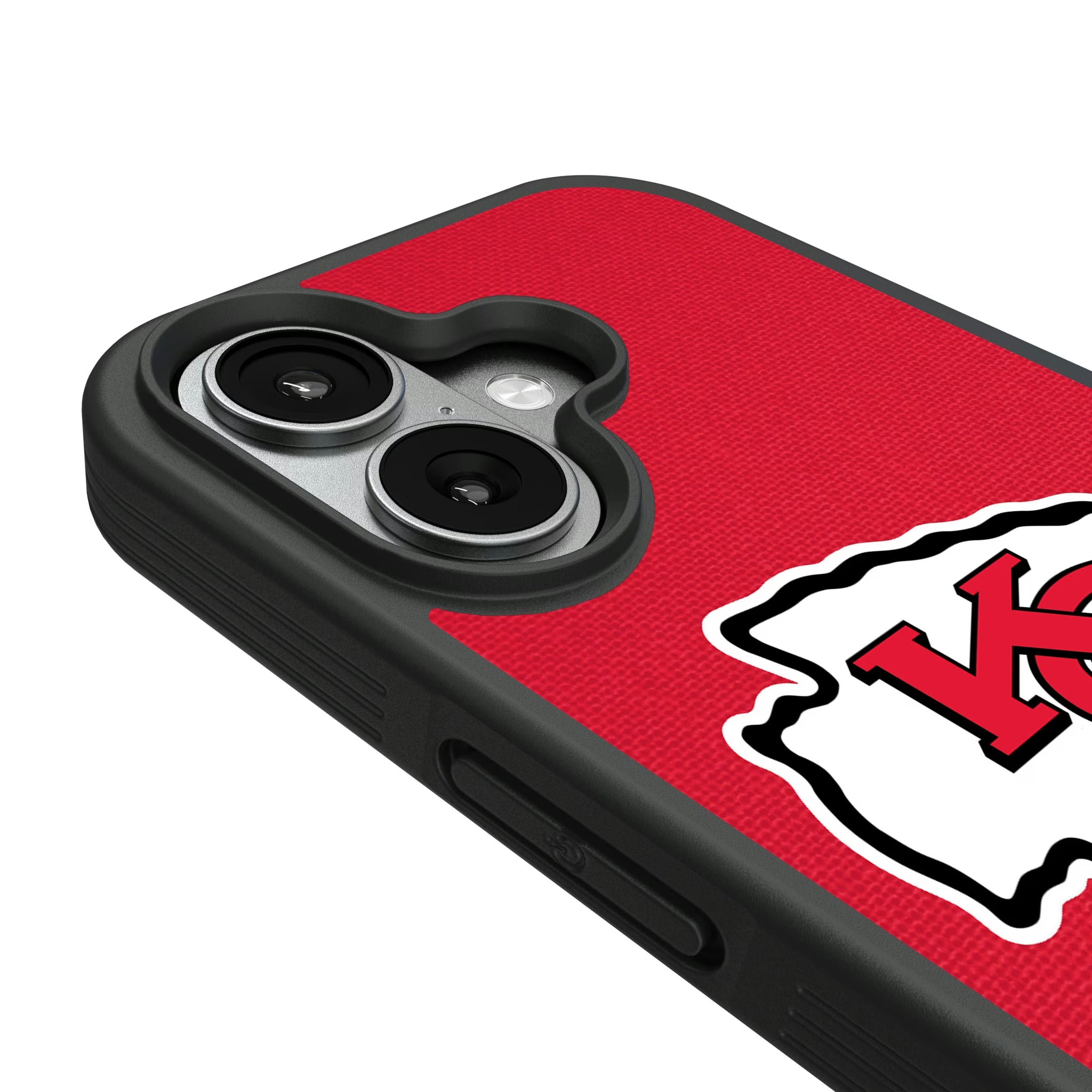 Kansas City Chiefs Stripe iPhone Bump Phone Case for Apple iPhone - Detail#Device_iPhone 17