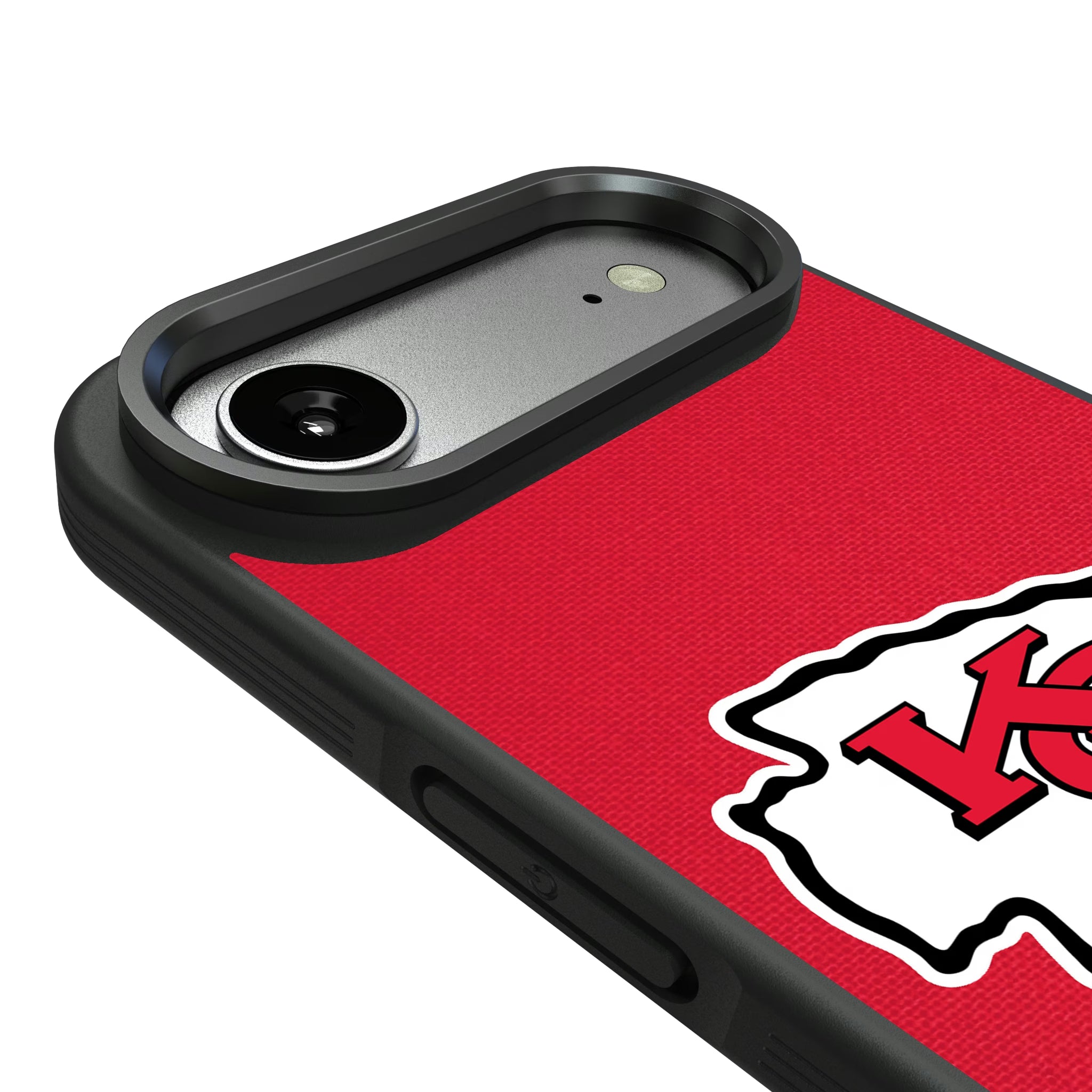 Kansas City Chiefs Stripe iPhone Bump Phone Case for Apple iPhone - Detail#Device_iPhone Air