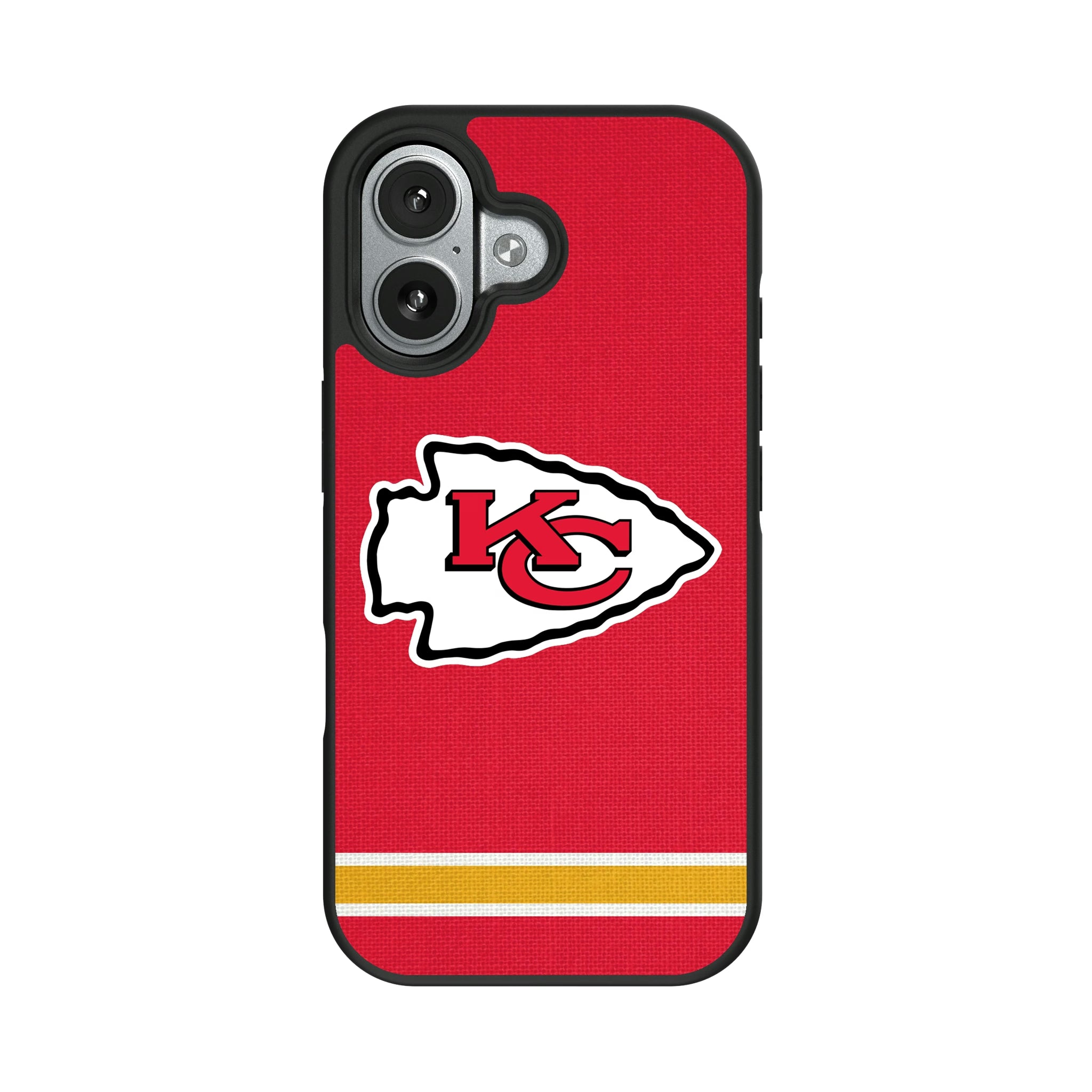 Kansas City Chiefs Stripe iPhone Bump Phone Case for Apple iPhone#Device_iPhone 17