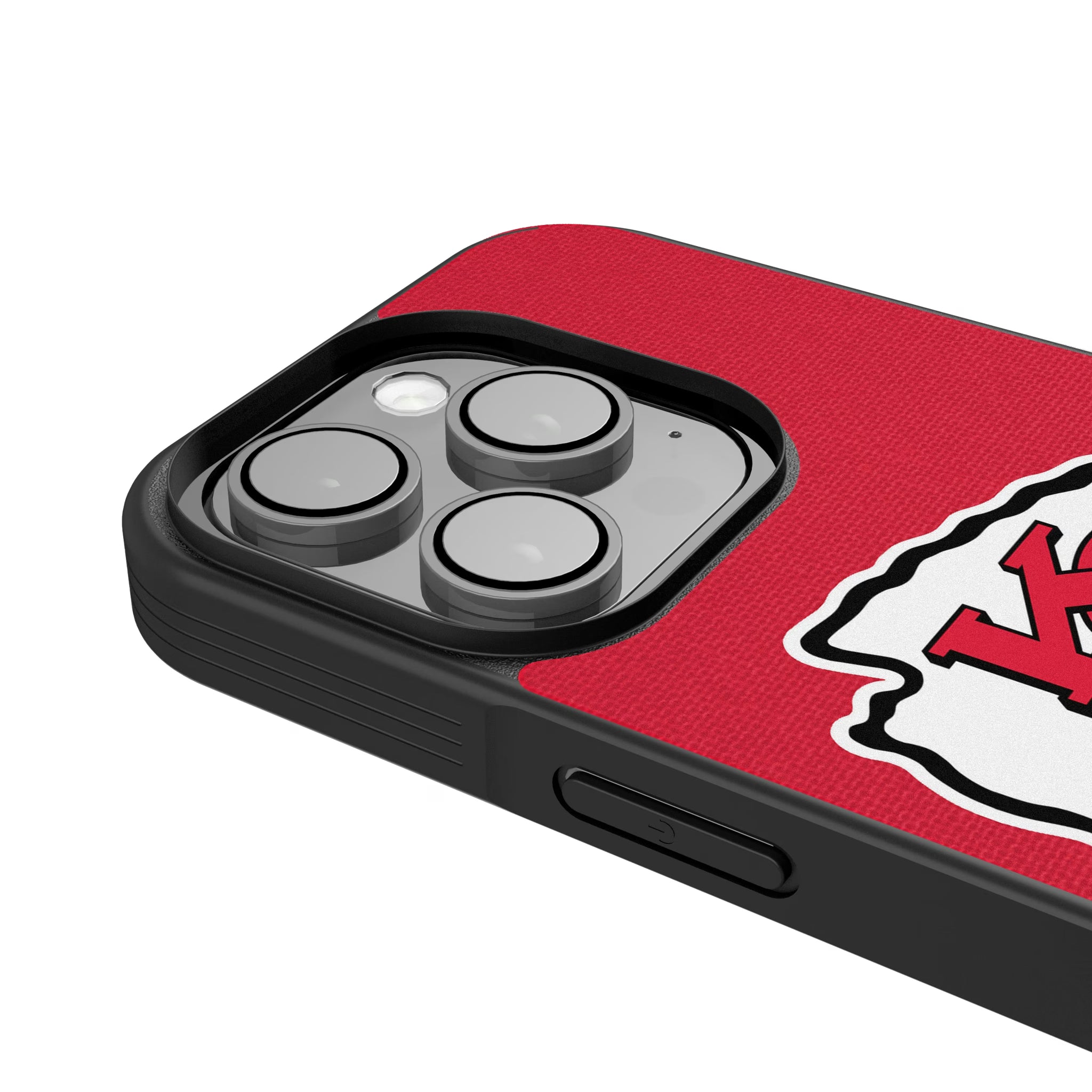 Kansas City Chiefs Stripe iPhone Bump Phone Case for Apple iPhone - Detail