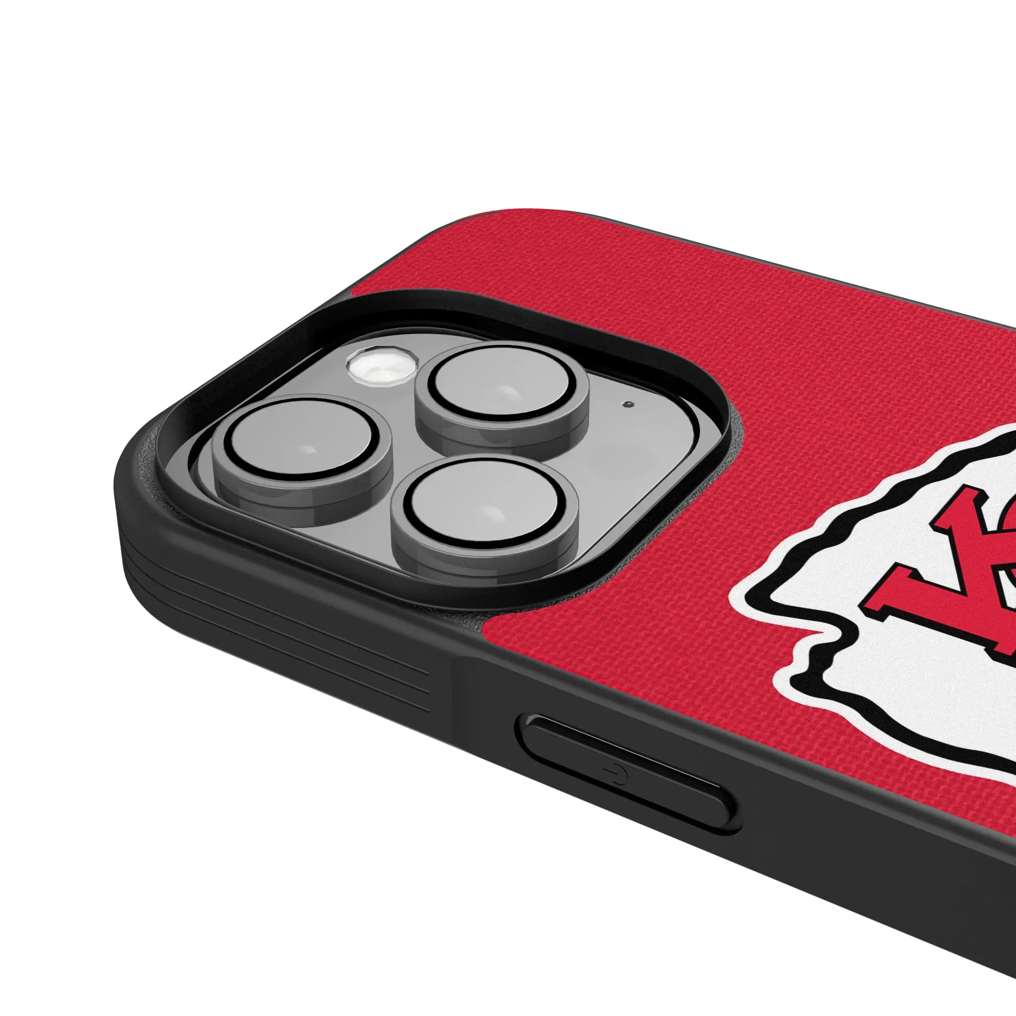 Kansas City Chiefs Stripe iPhone Bump Phone Case for Apple iPhone - Detail