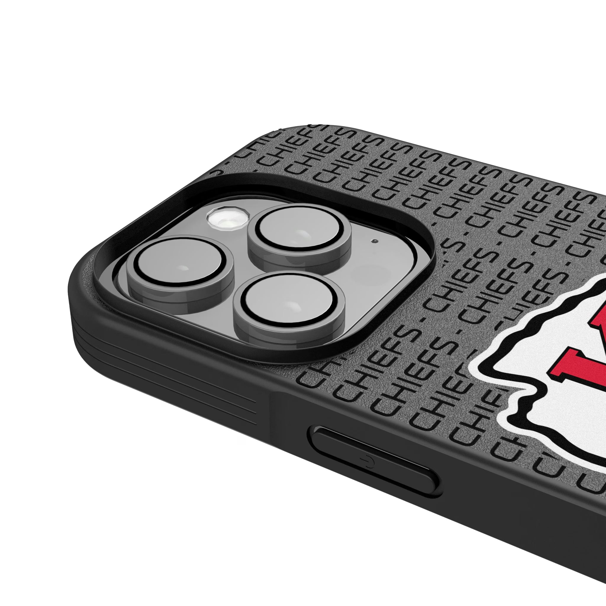 Kansas City Chiefs Text Backdrop iPhone Bump Phone Case for Apple iPhone - Detail