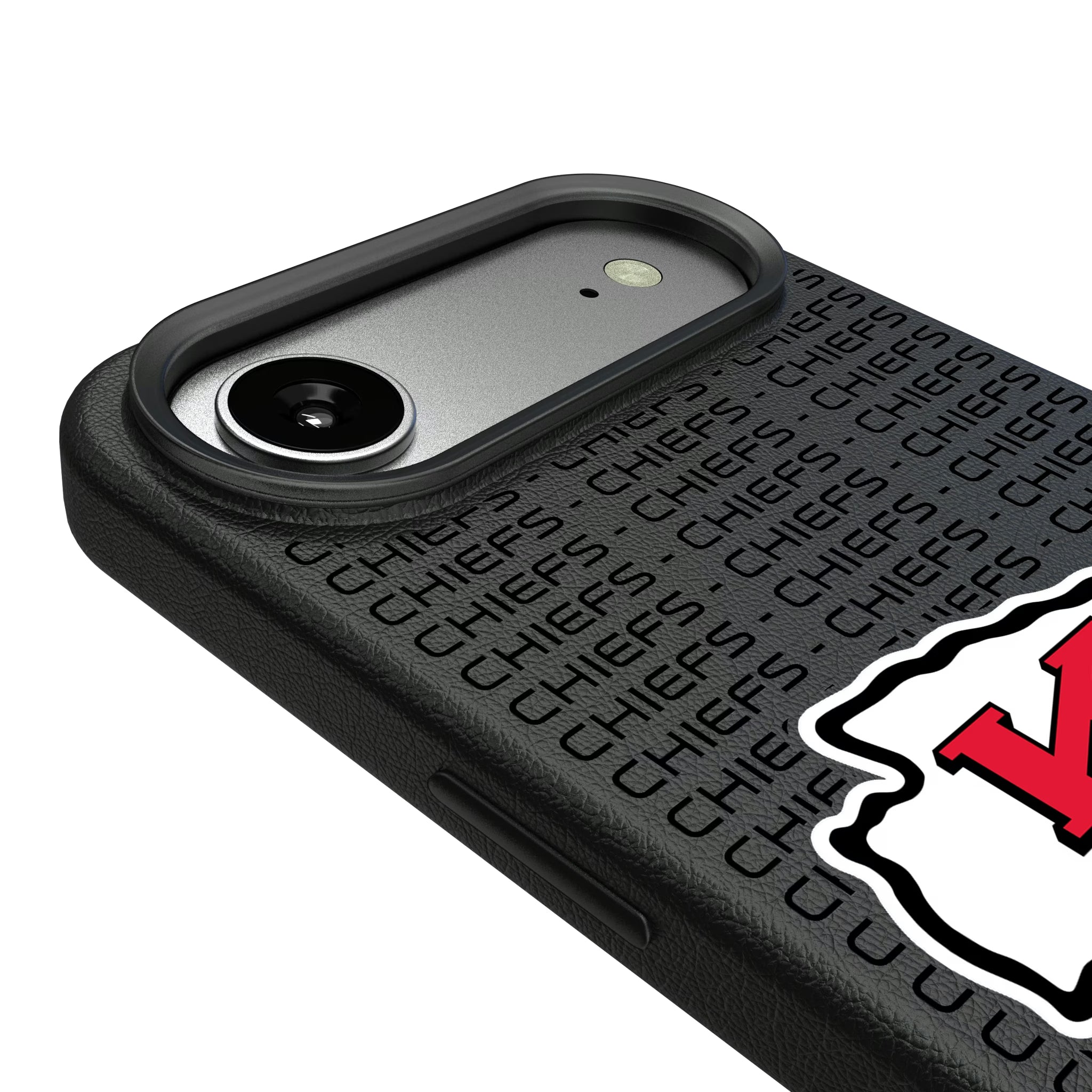 Kansas City Chiefs Text Backdrop iPhone MagSafe Compatible Phone Case for Apple iPhone - Detail#Device_iPhone Air