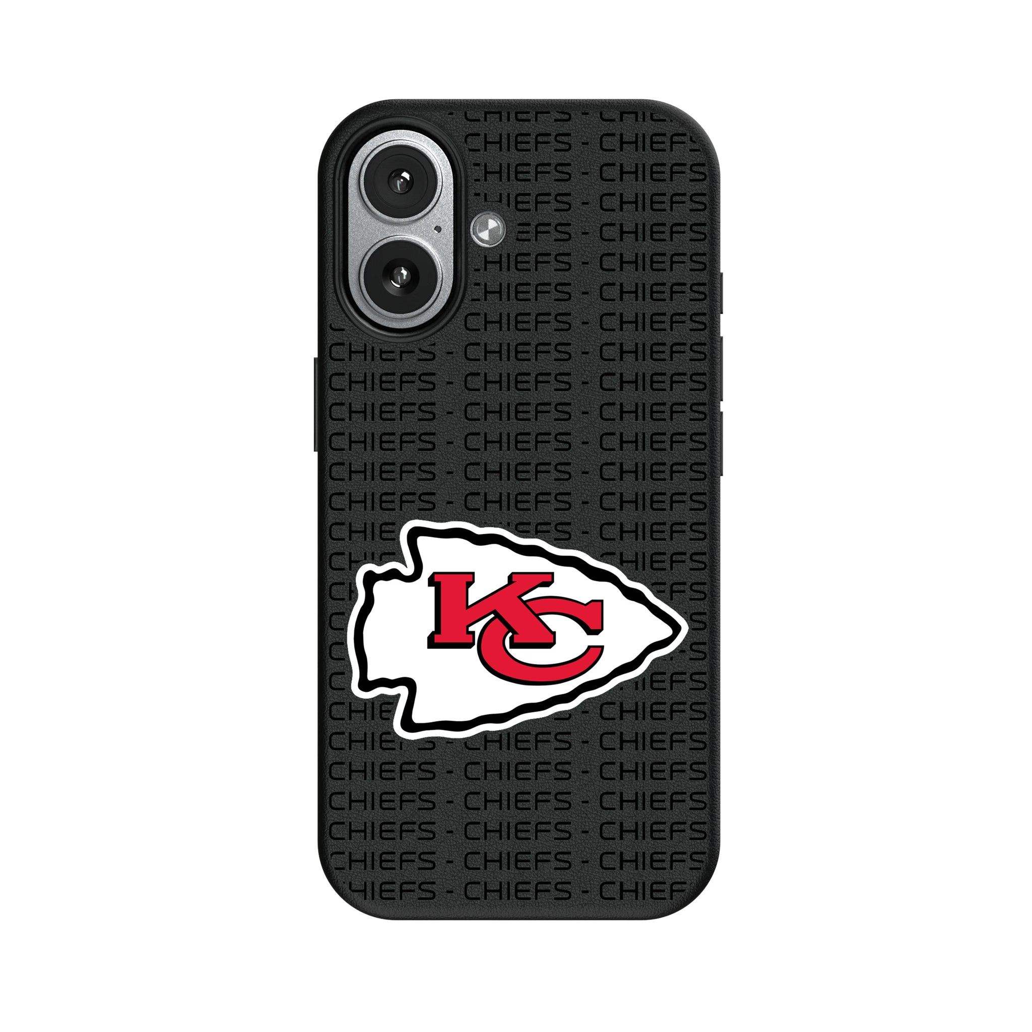 Kansas City Chiefs Text Backdrop iPhone MagSafe Compatible Phone Case for Apple iPhone#Device_iPhone 17