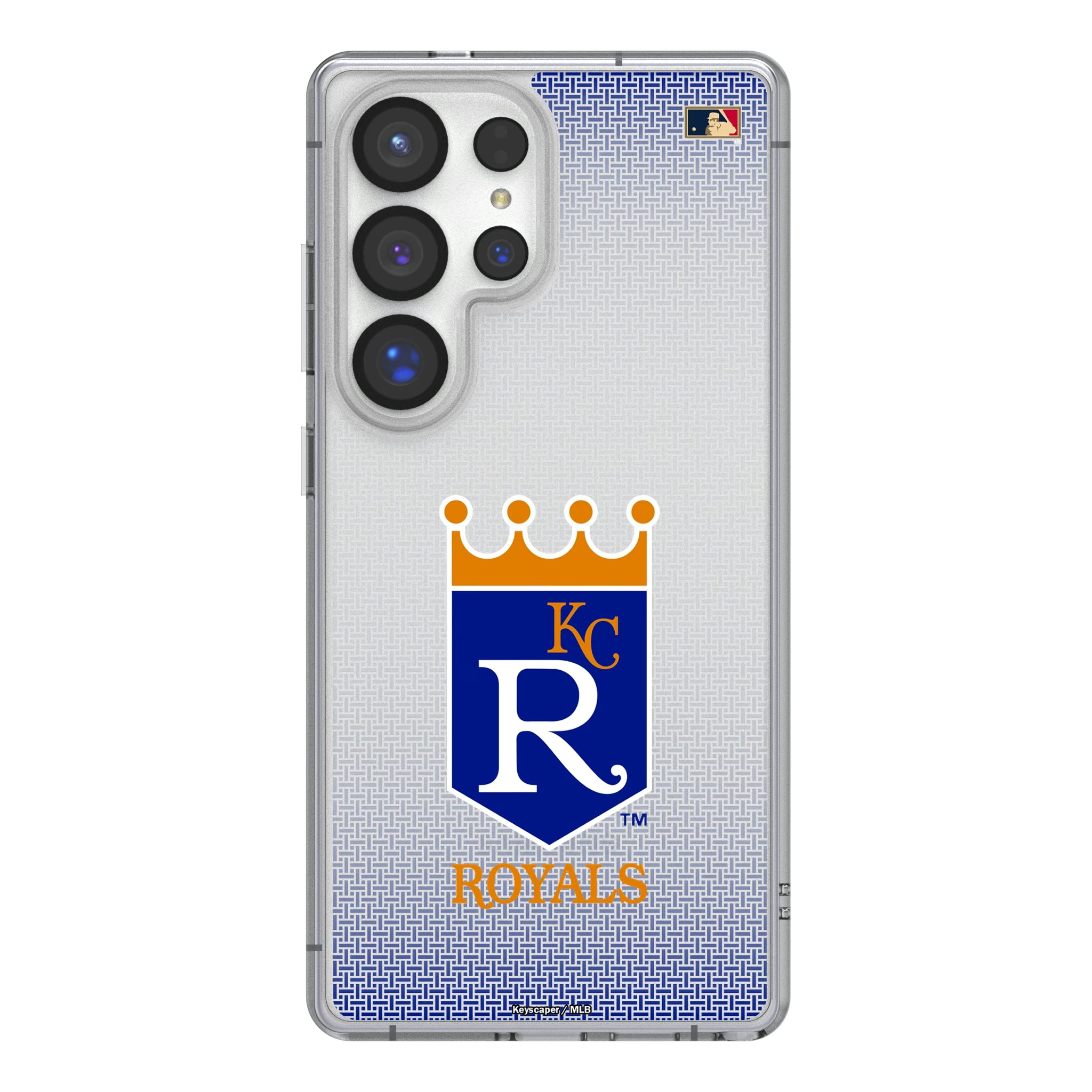 Kansas City Royals 1969-1978 - Cooperstown Collection Linen Galaxy Clear Phone Case for Samsung Galaxy