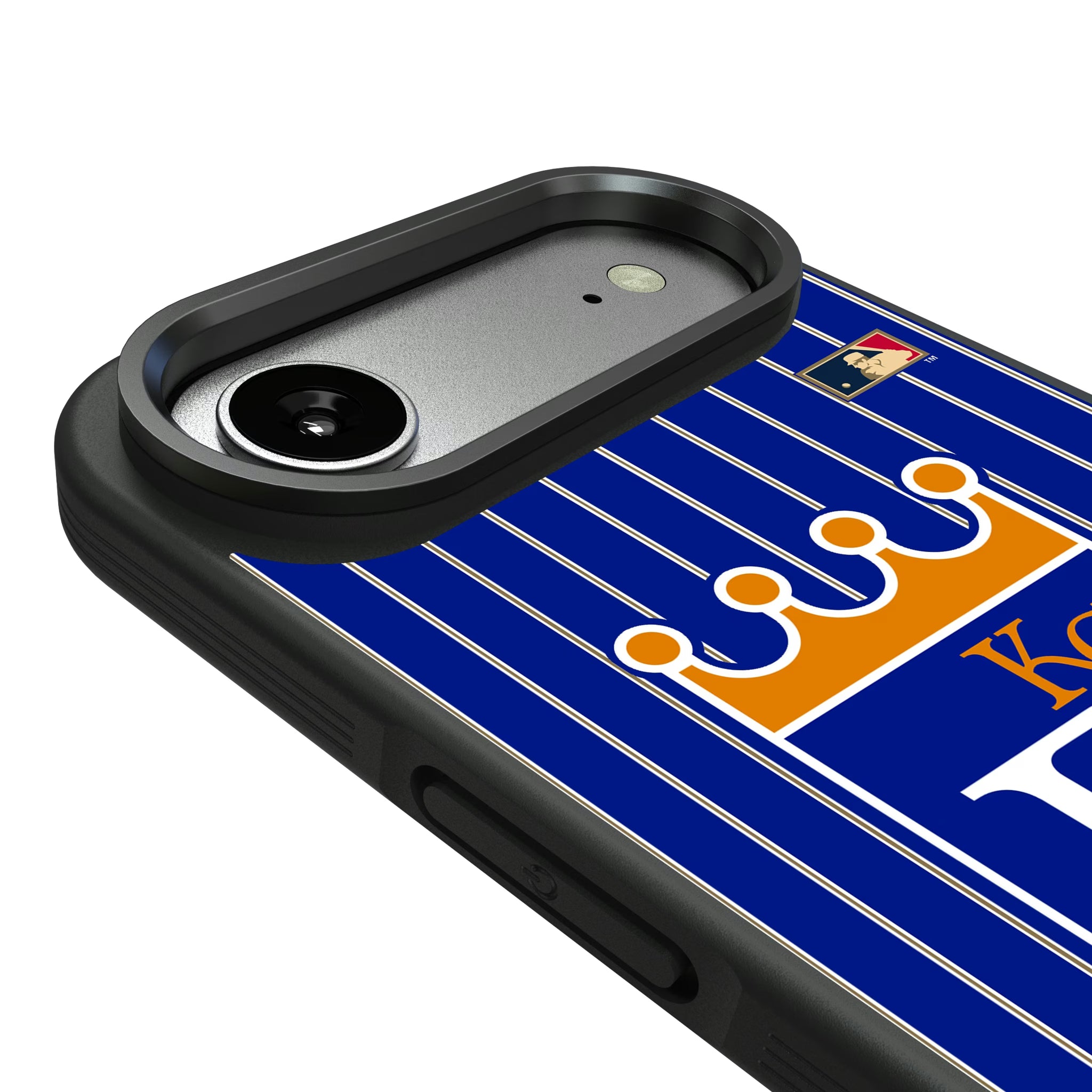 Kansas City Royals 1969-1978 - Cooperstown Collection Pinstripe iPhone Bump Phone Case for Apple iPhone - Detail#Device_iPhone Air