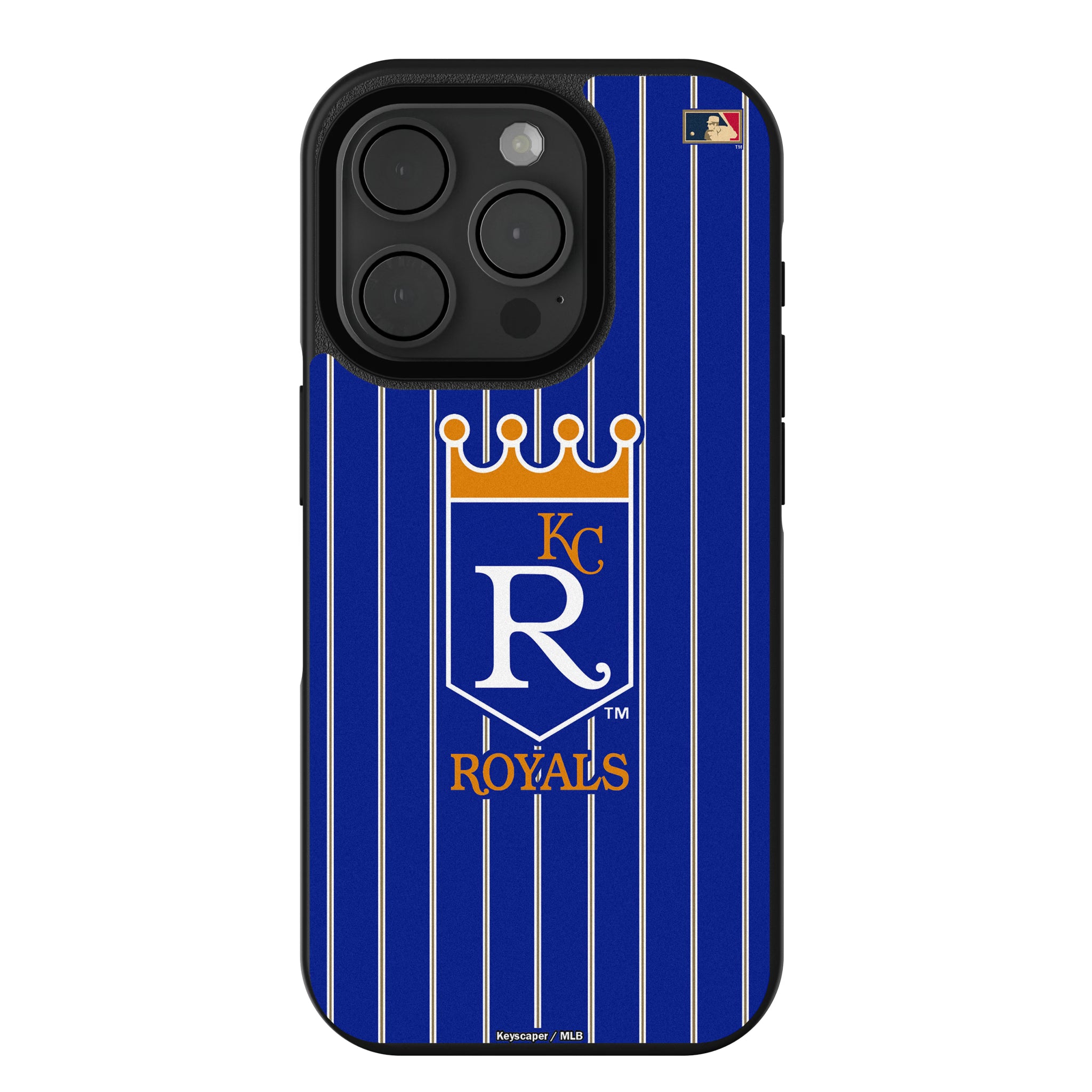 Kansas City Royals 1969-1978 - Cooperstown Collection Pinstripe iPhone Bump Phone Case for Apple iPhone