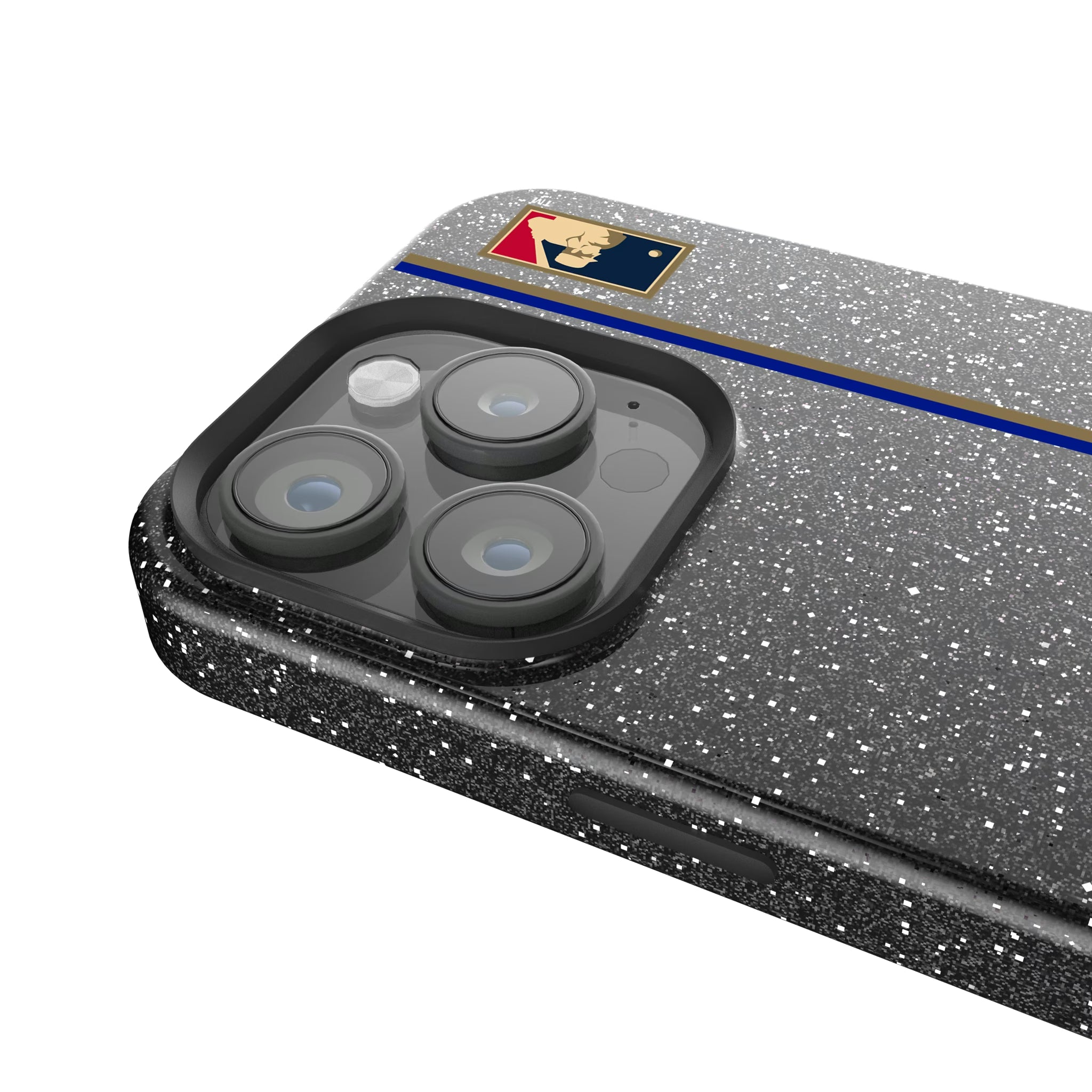 Kansas City Royals 1969-1978 - Cooperstown Collection Sidebar iPhone Bling Phone Case for Apple iPhone - Detail