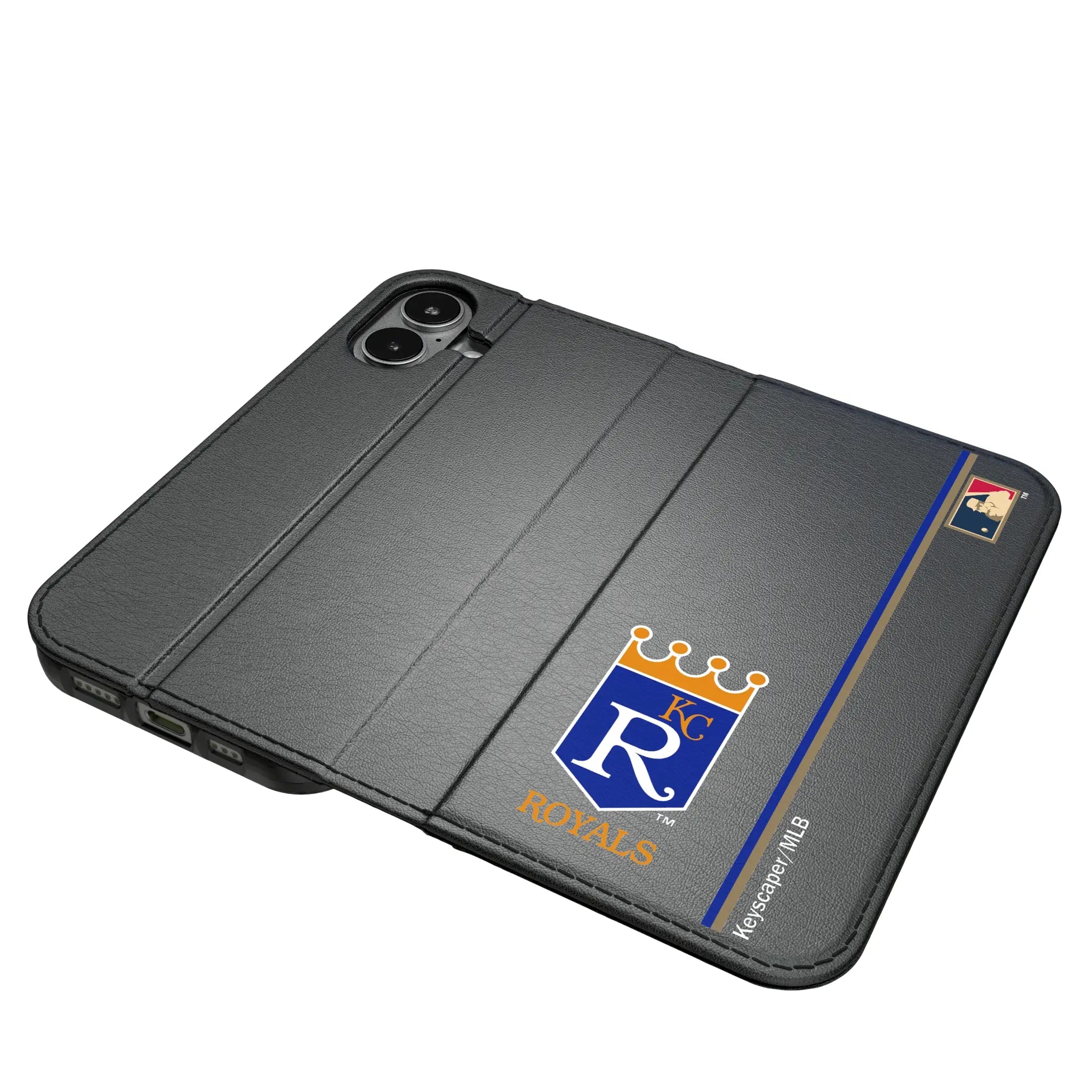 Kansas City Royals 1969-1978 - Cooperstown Collection Sidebar iPhone Folio Phone Case for Apple iPhone#Device_iPhone 17