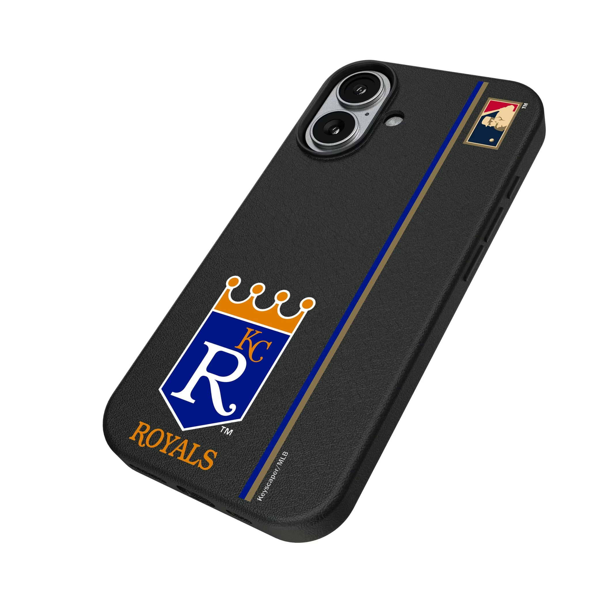 Kansas City Royals 1969-1978 - Cooperstown Collection Sidebar iPhone MagSafe Compatible Phone Case for Apple iPhone - Isometric View#Device_iPhone 17