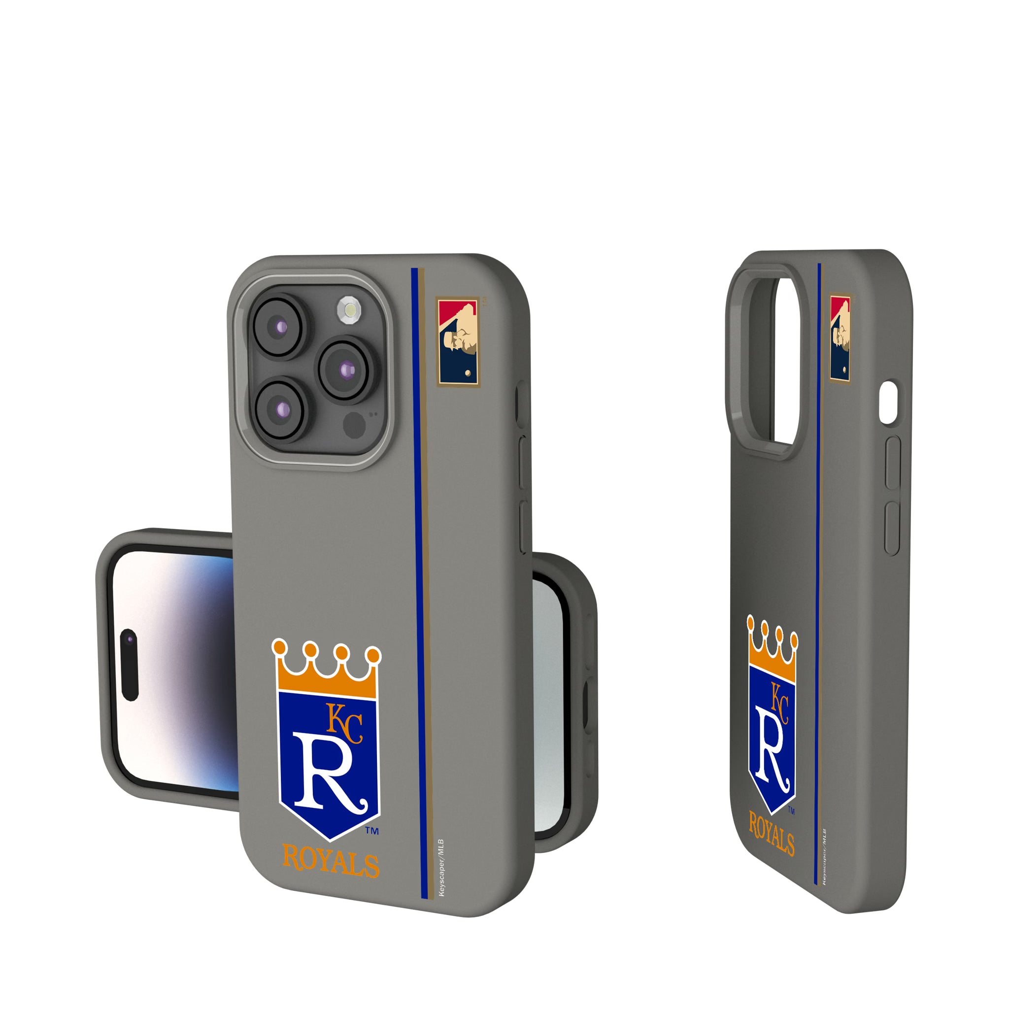 Kansas City Royals 1969-1978 - Cooperstown Collection Sidebar iPhone Soft Touch Phone Case for Apple iPhone