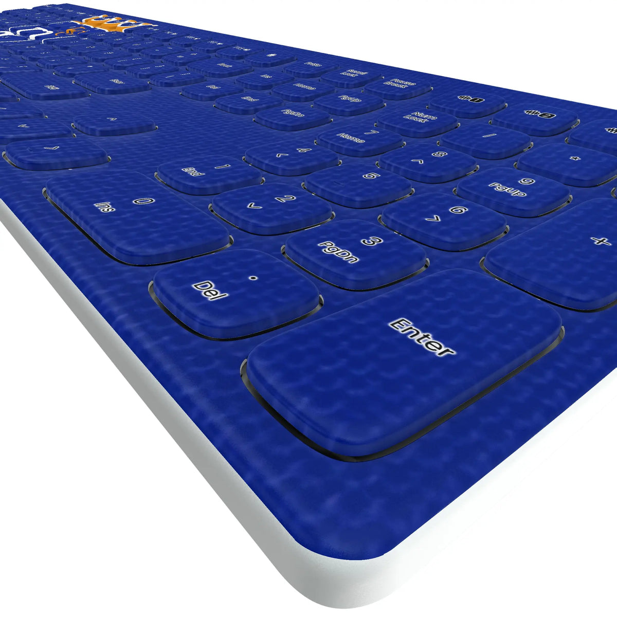 Kansas City Royals 1969-1978 - Cooperstown Collection Solid KKB605 Curved Wireless Keyboard - Detail