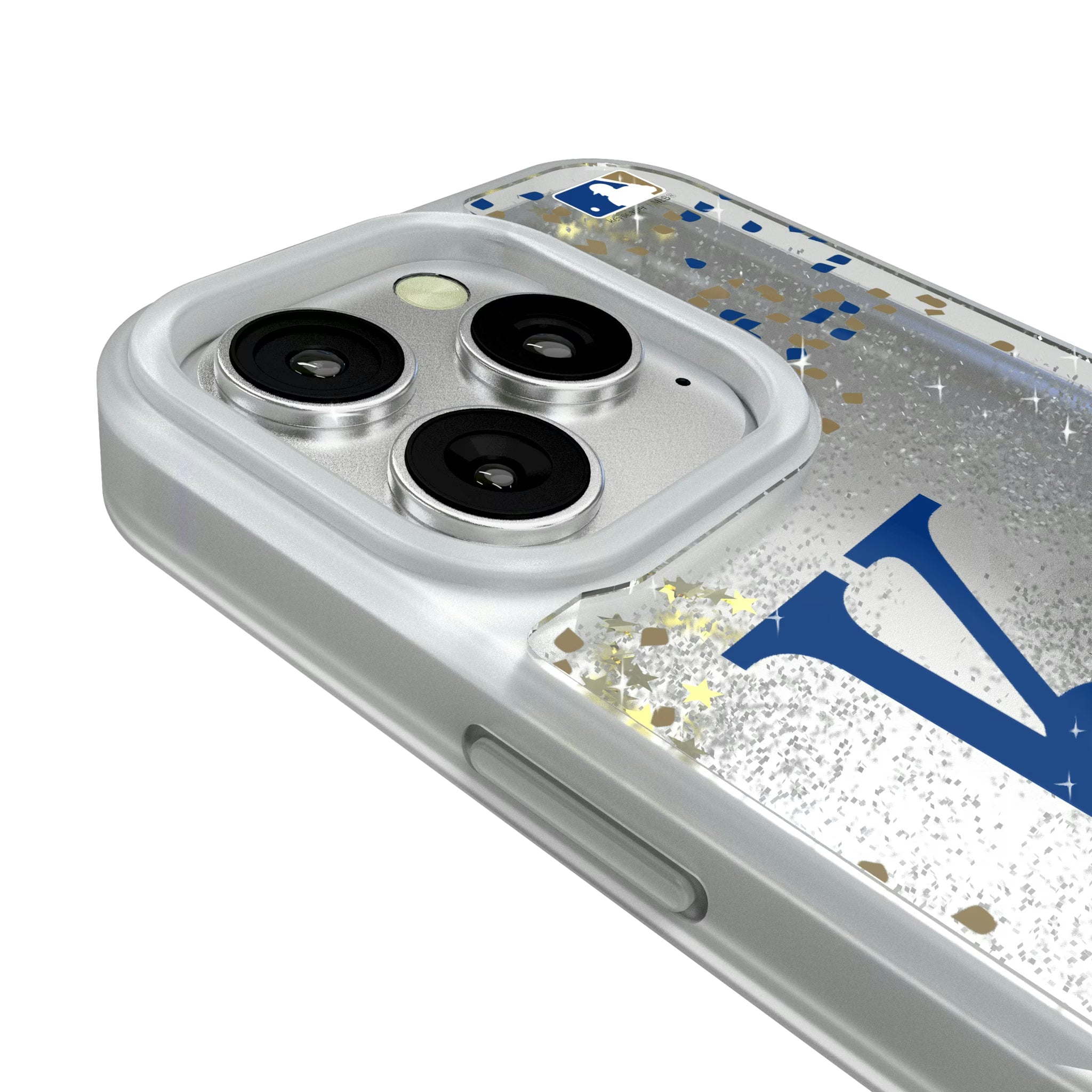 Kansas City Royals Confetti iPhone Glitter Phone Case for Apple iPhone - Detail#Device_iPhone 16 Pro