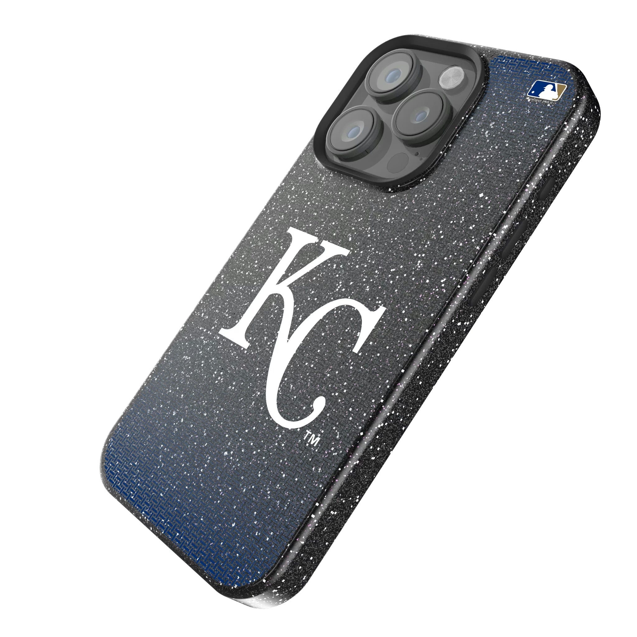 Kansas City Royals Linen iPhone Bling Phone Case for Apple iPhone - Isometric View