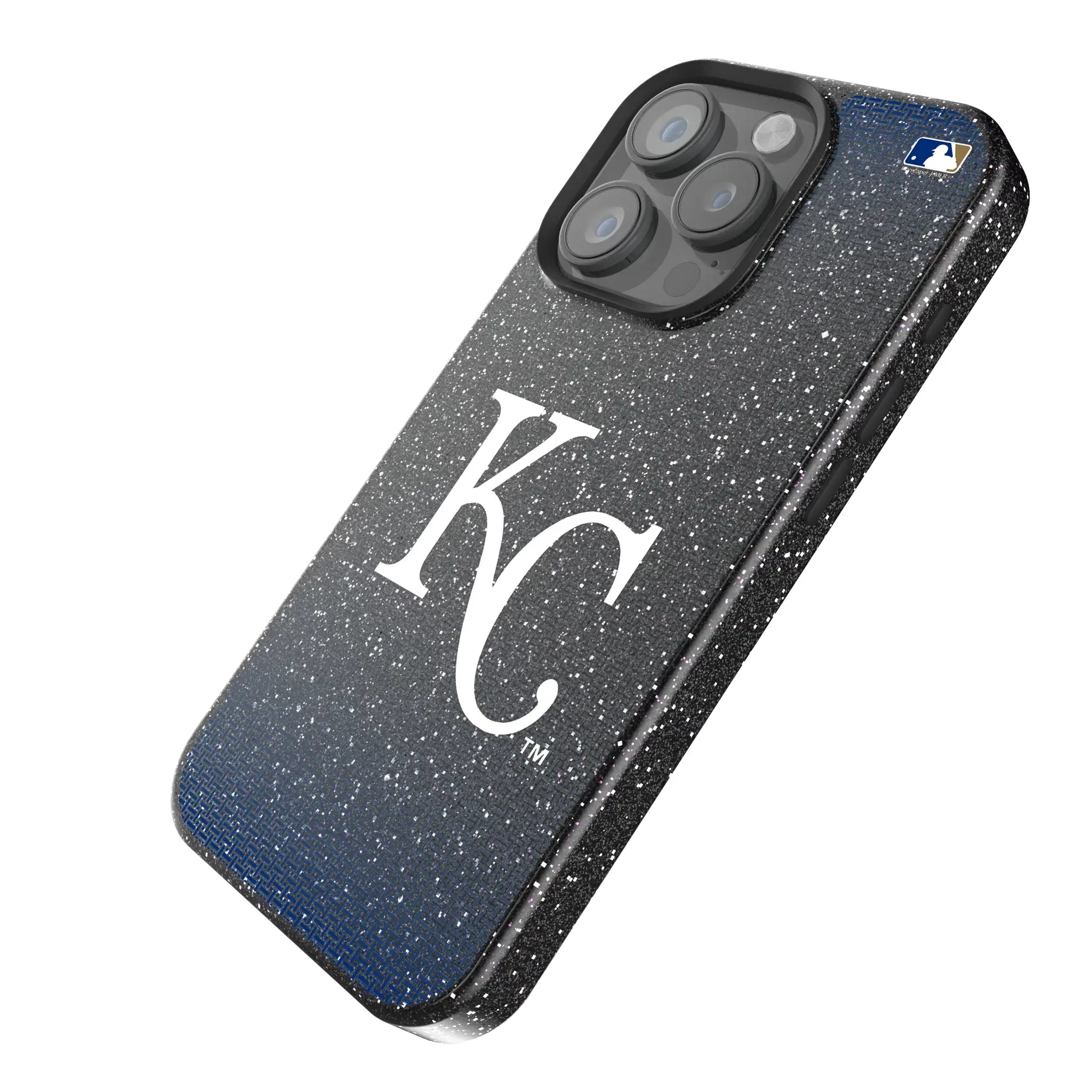 Kansas City Royals Linen iPhone Bling Phone Case for Apple iPhone - Isometric View