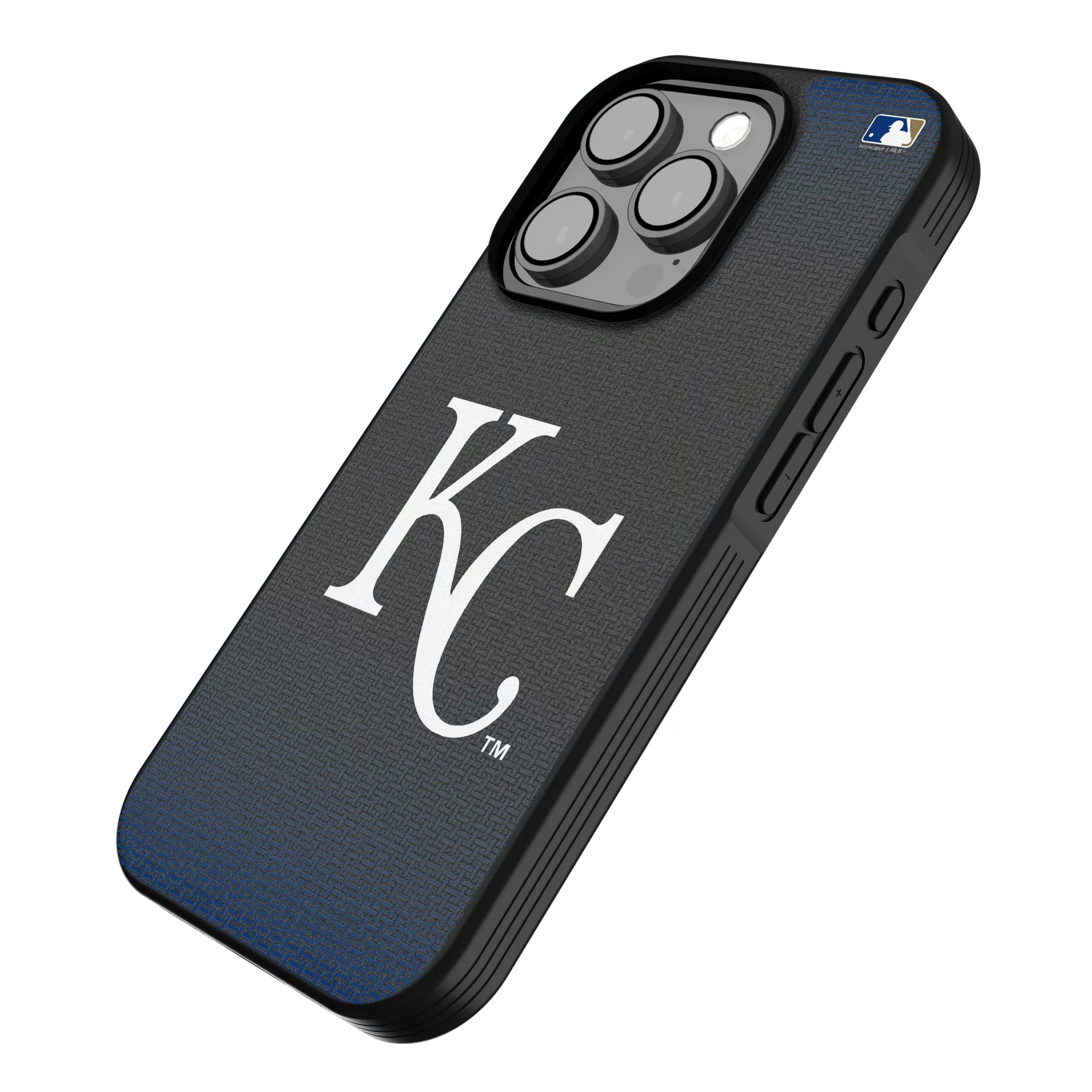 Kansas City Royals Linen iPhone Bump Phone Case for Apple iPhone - Isometric View
