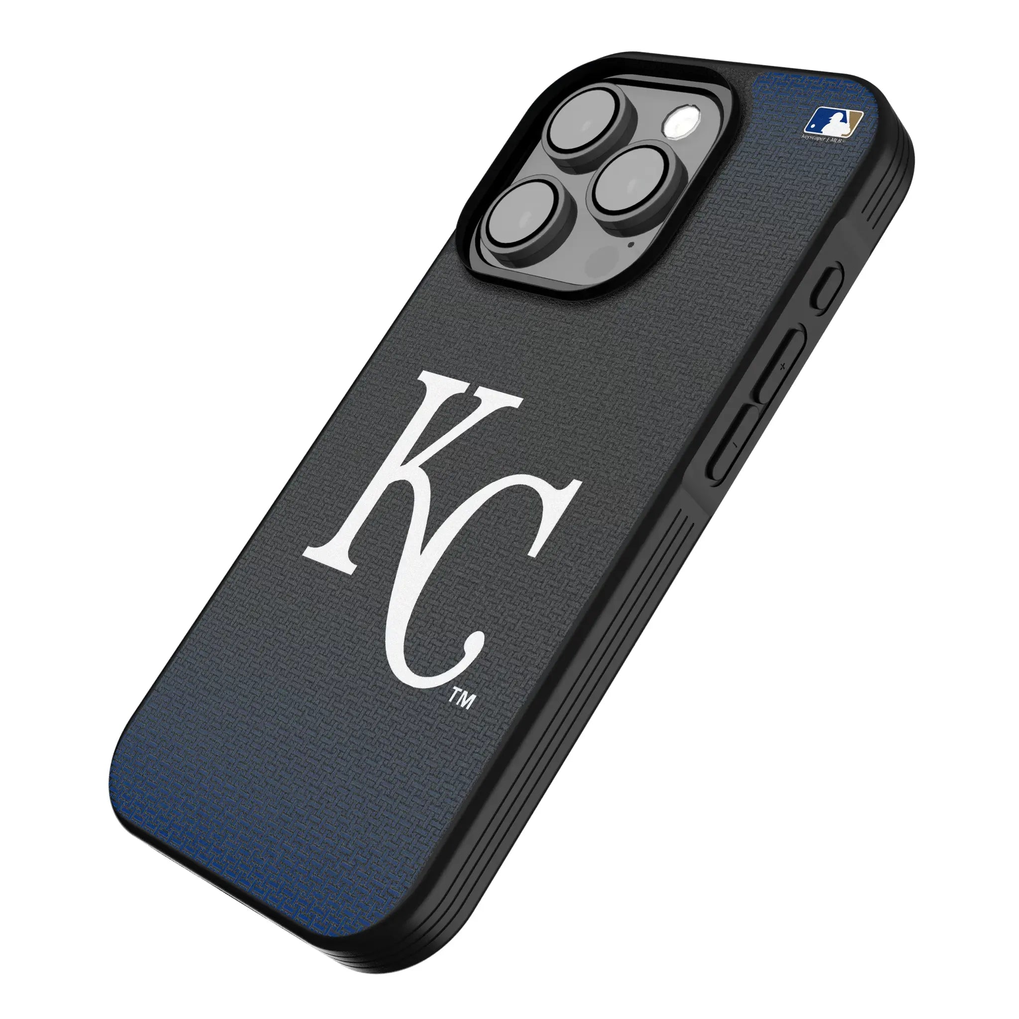 Kansas City Royals Linen iPhone Bump Phone Case for Apple iPhone - Isometric View