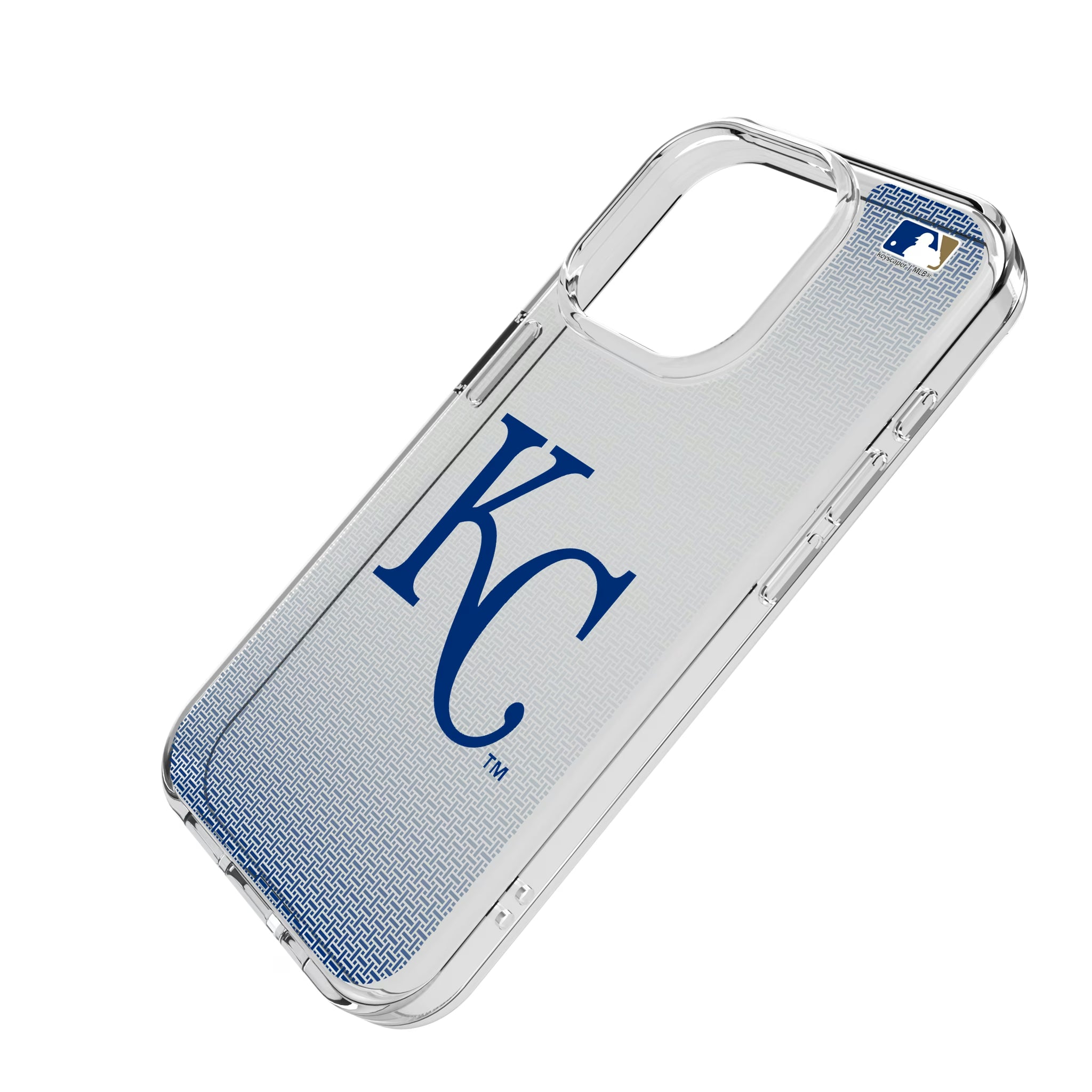 Kansas City Royals Linen iPhone Clear Phone Case for Apple iPhone - Isometric View