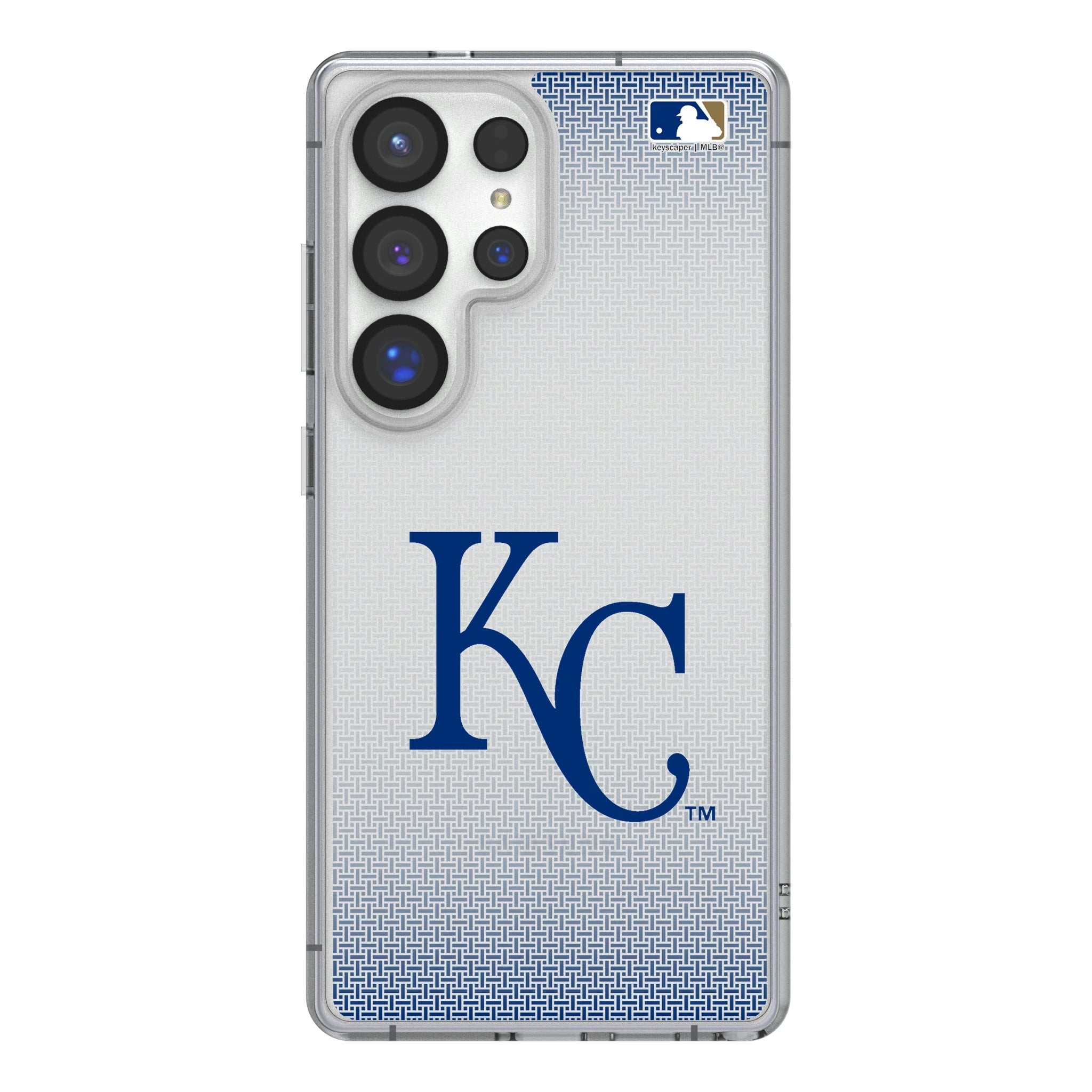 Kansas City Royals Linen Galaxy Clear Phone Case for Samsung Galaxy