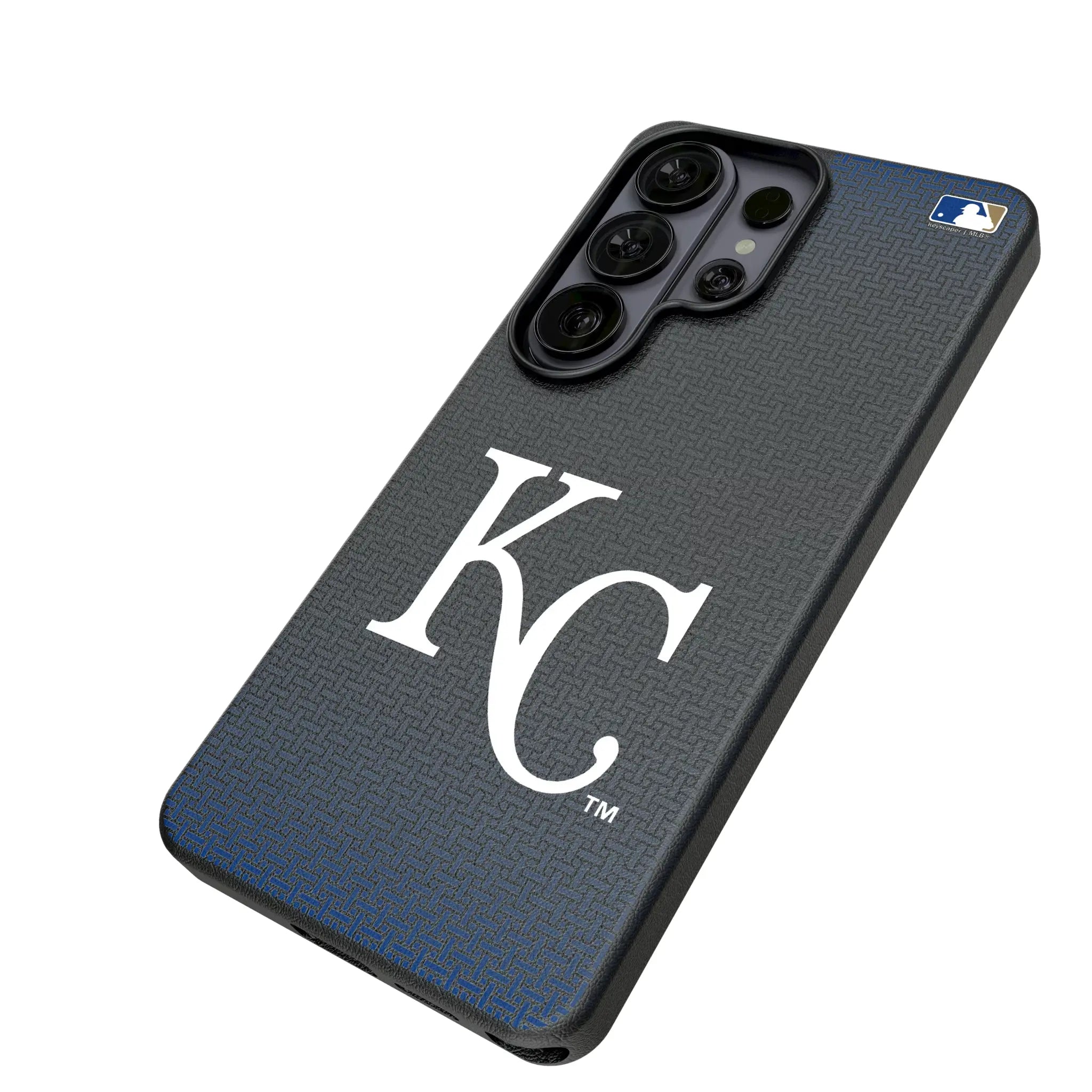 Kansas City Royals Linen Galaxy MagSafe Compatible Phone Case for Samsung Galaxy - Isometric View#Device_Galaxy S26 Ultra