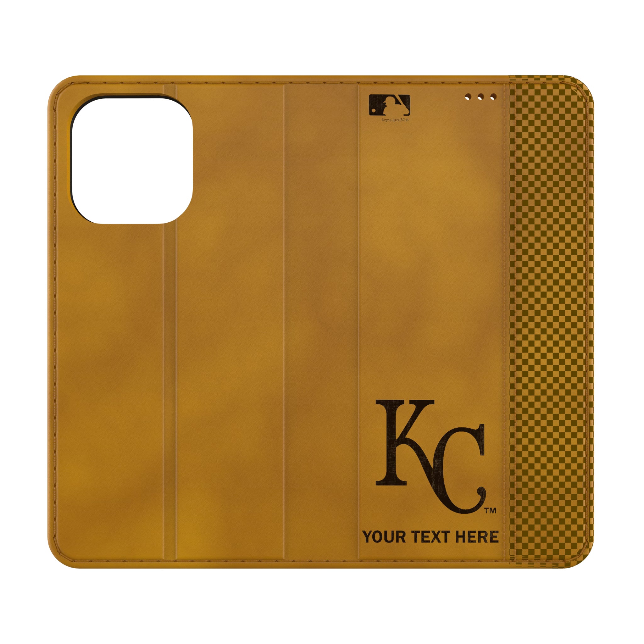 Kansas City Royals Personalized Burn iPhone Folio Phone Case for Apple iPhone