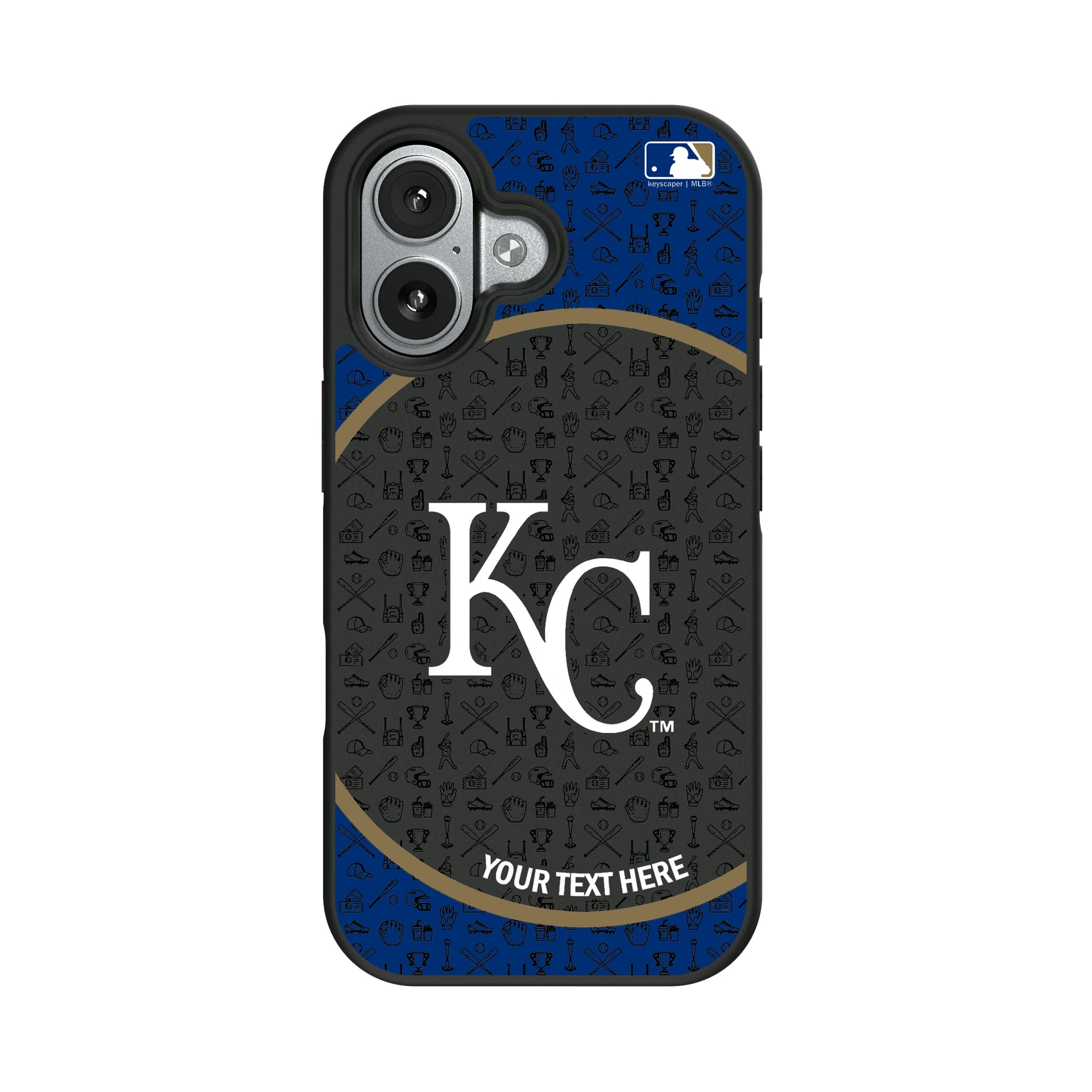 Kansas City Royals Personalized Circle iPhone Bump Phone Case for Apple iPhone#Device_iPhone 17