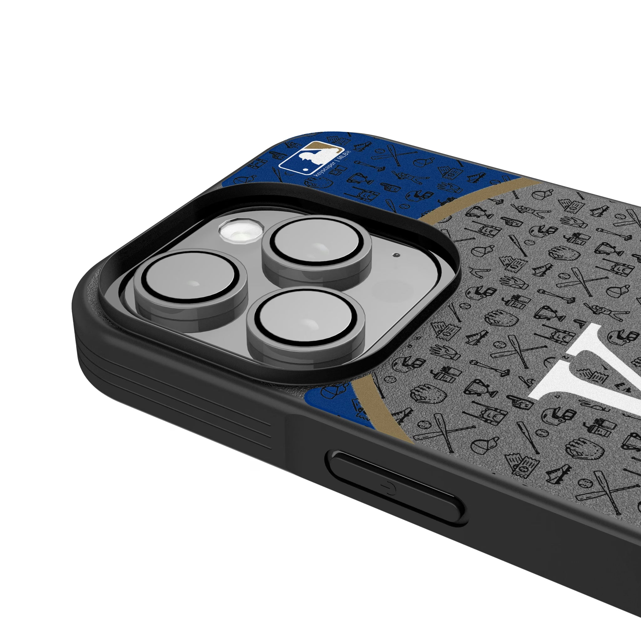 Kansas City Royals Personalized Circle iPhone Bump Phone Case for Apple iPhone - Detail