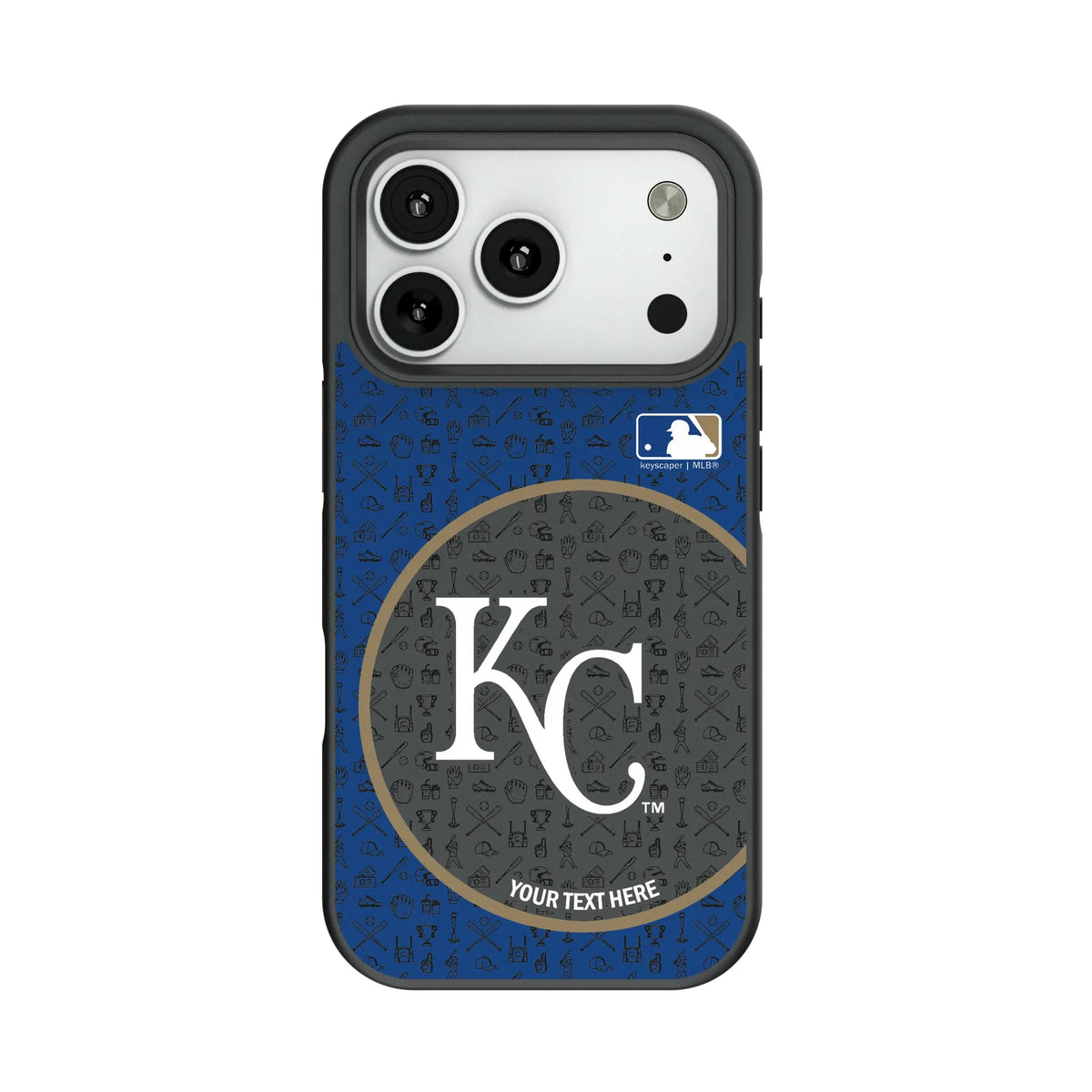 Kansas City Royals Personalized Circle Bump Phone Case for Apple iPhone