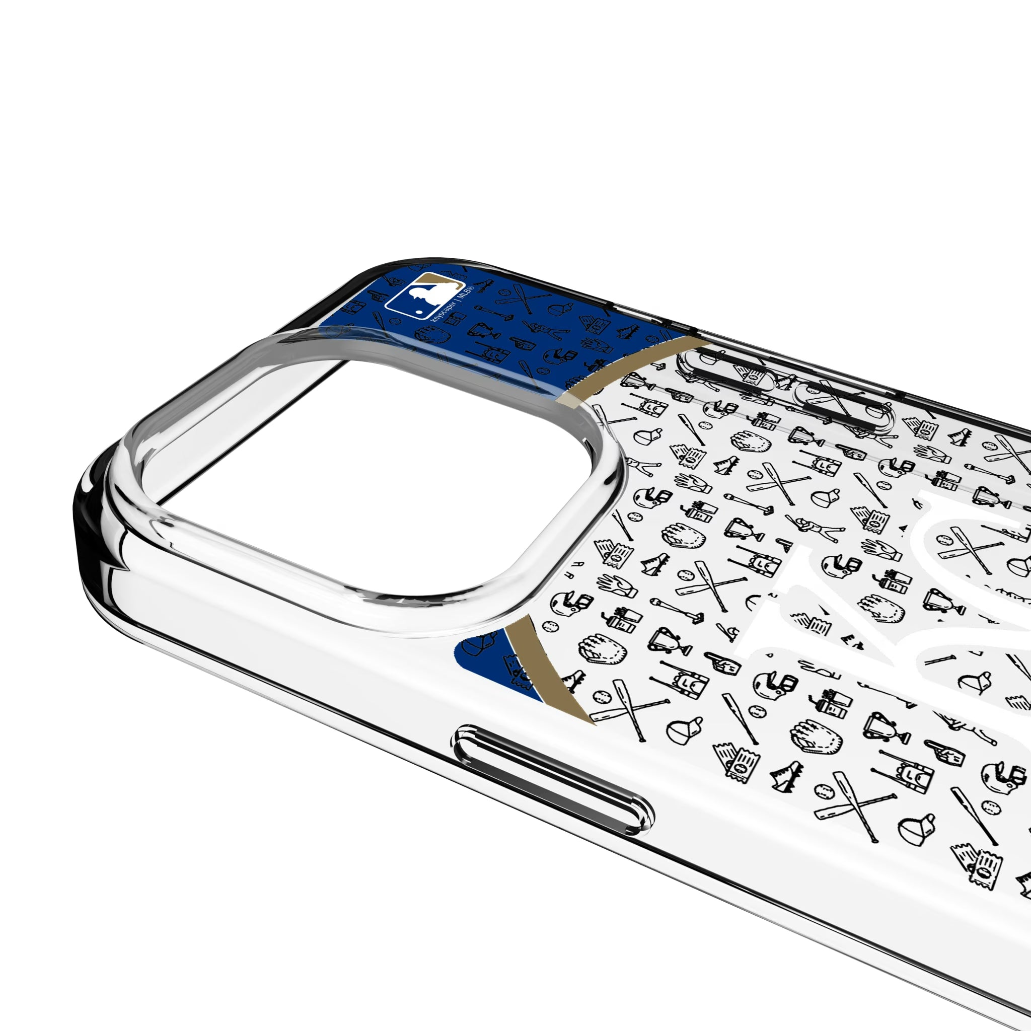 Kansas City Royals Personalized Circle iPhone Clear Phone Case for Apple iPhone - Detail