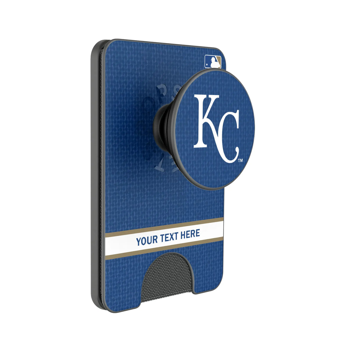 Kansas City Royals Personalized Endzone Solid Popsockets Wallet Magnetic