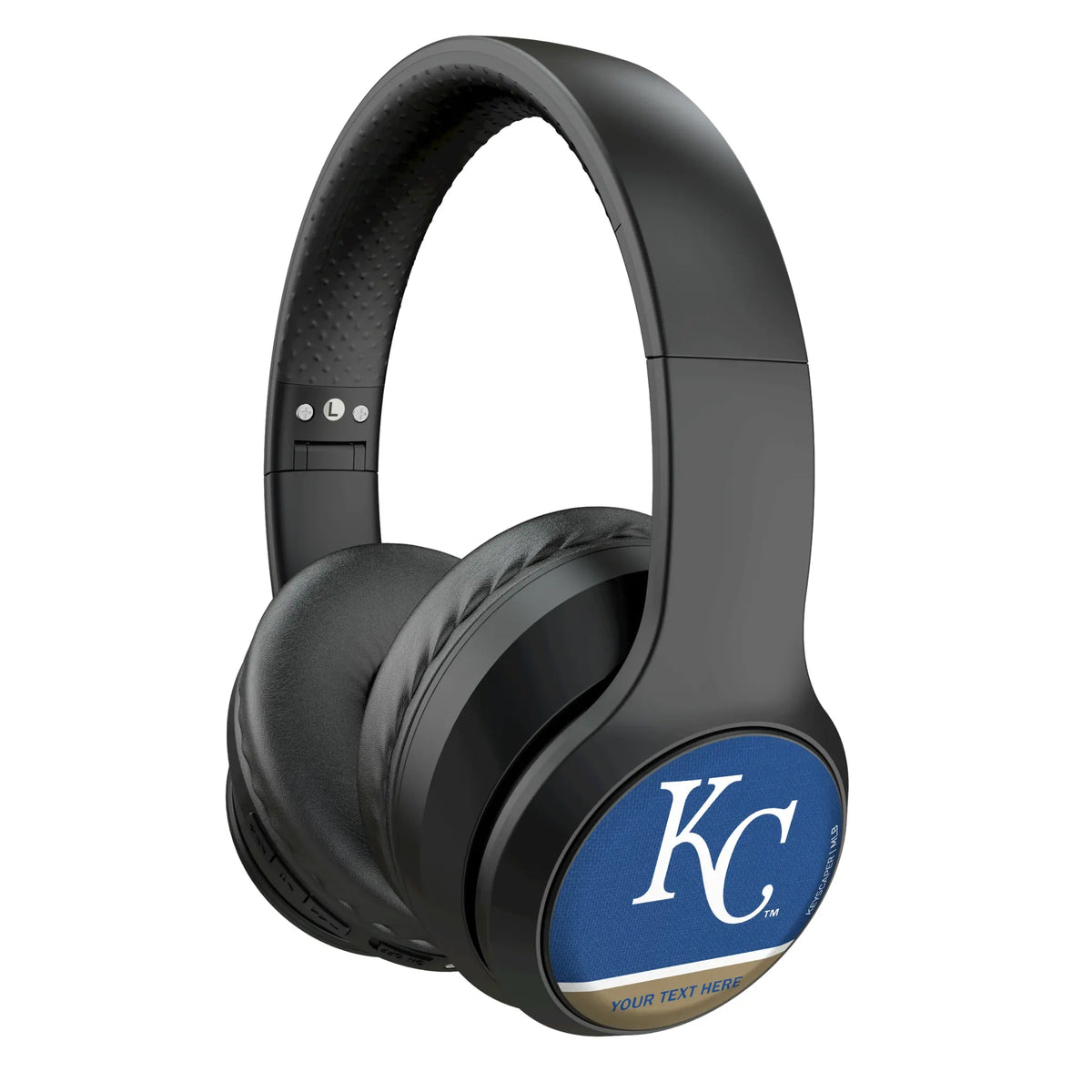 Kansas City Royals Personalized Endzone Solid Wireless Over-Ear Headphones With Case