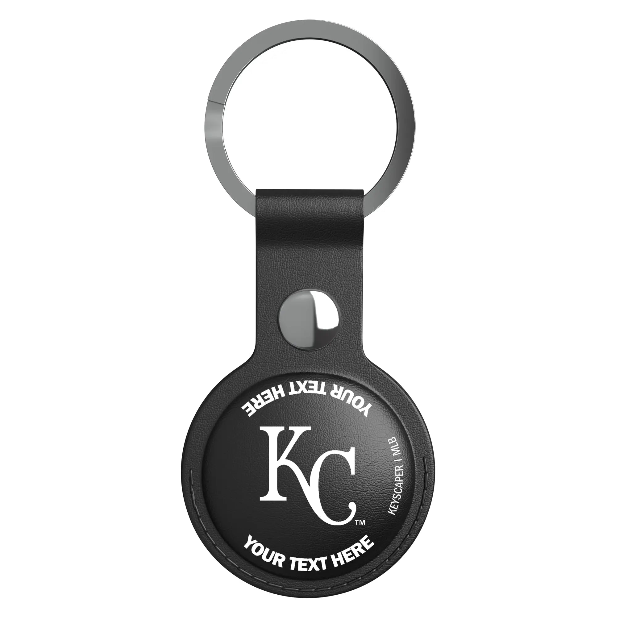 Kansas City Royals Personalized Insignia AirTag Black Airtag Holder