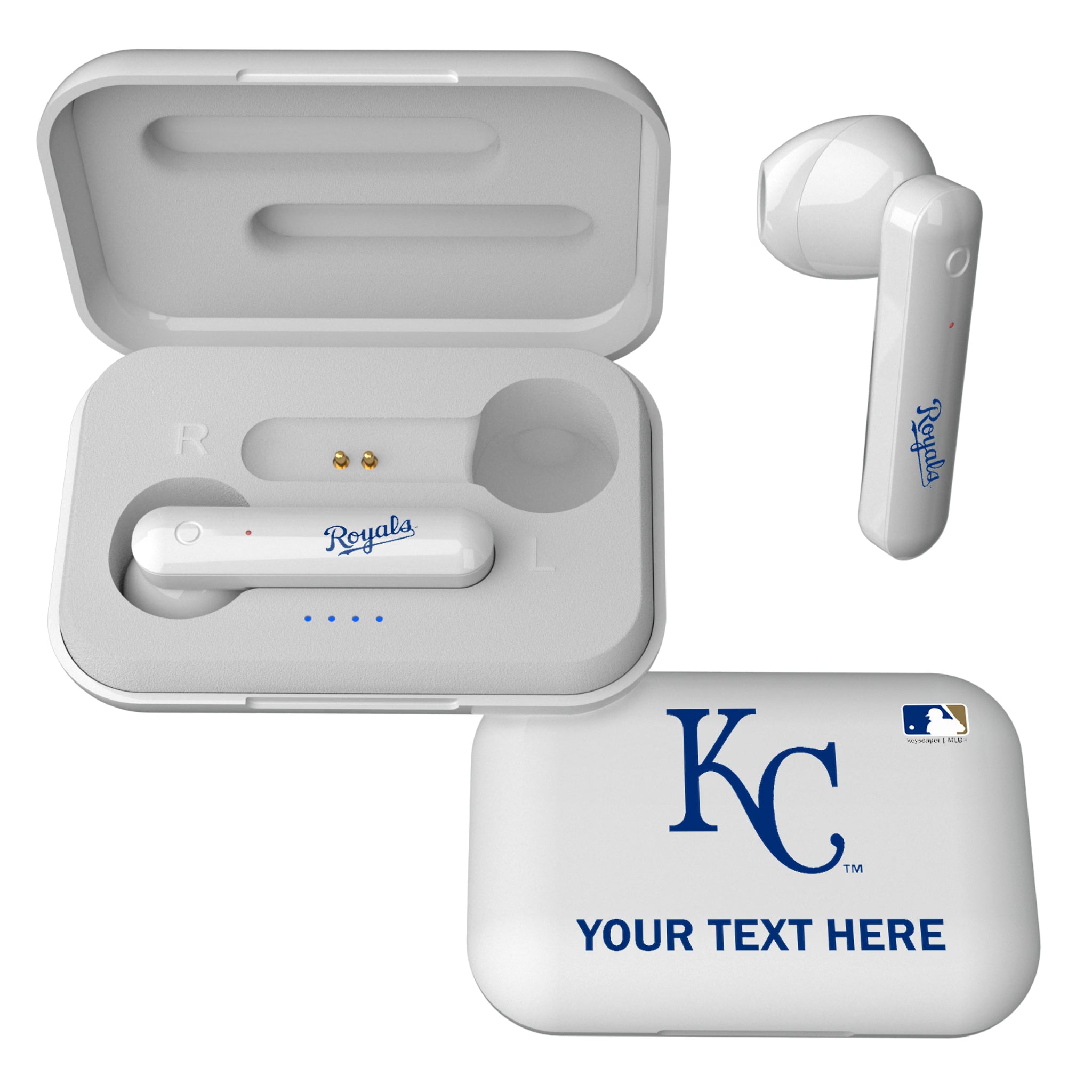 Kansas City Royals Personalized Insignia Wireless TWS Earbuds