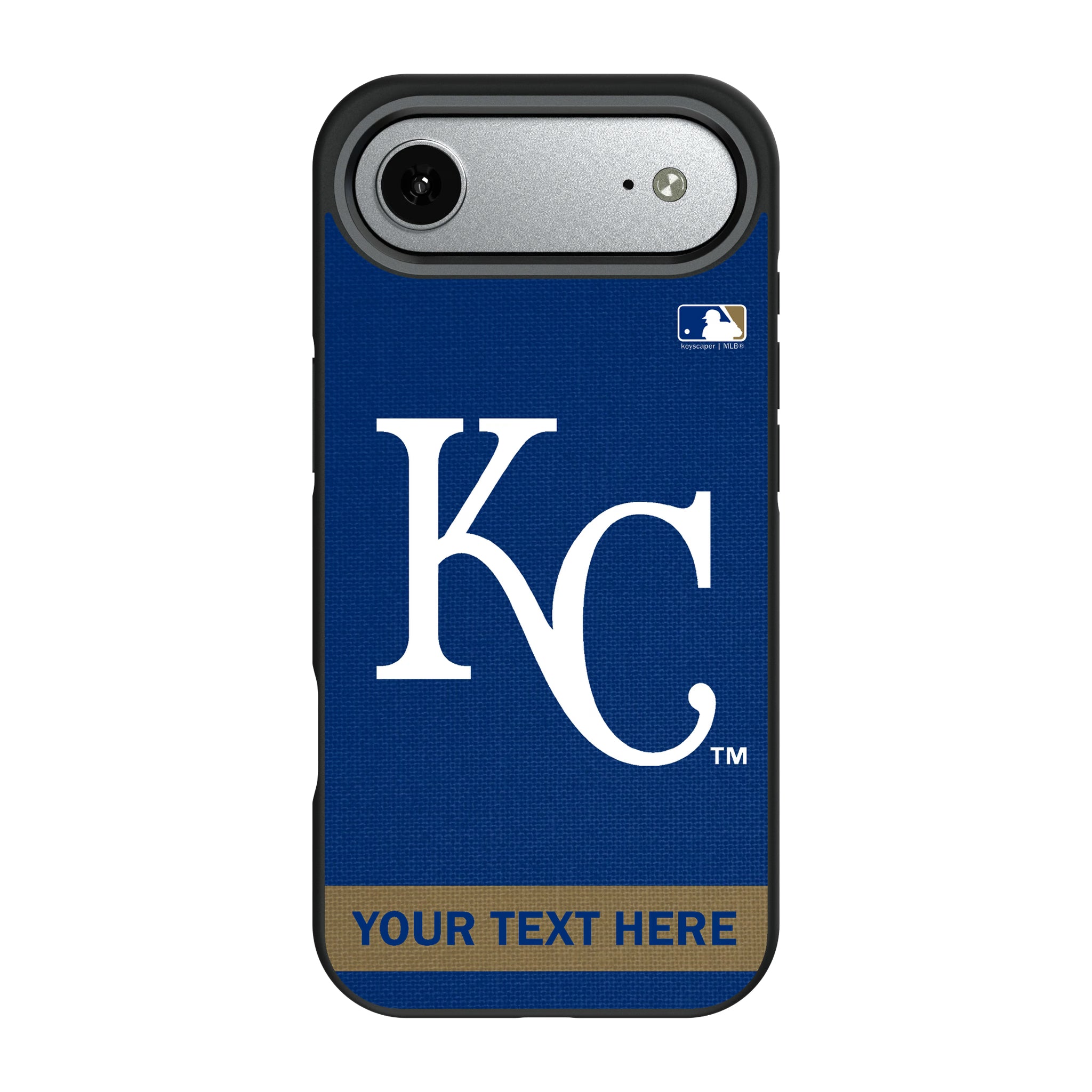 Kansas City Royals Personalized Stripe iPhone Bump Phone Case for Apple iPhone#Device_iPhone Air