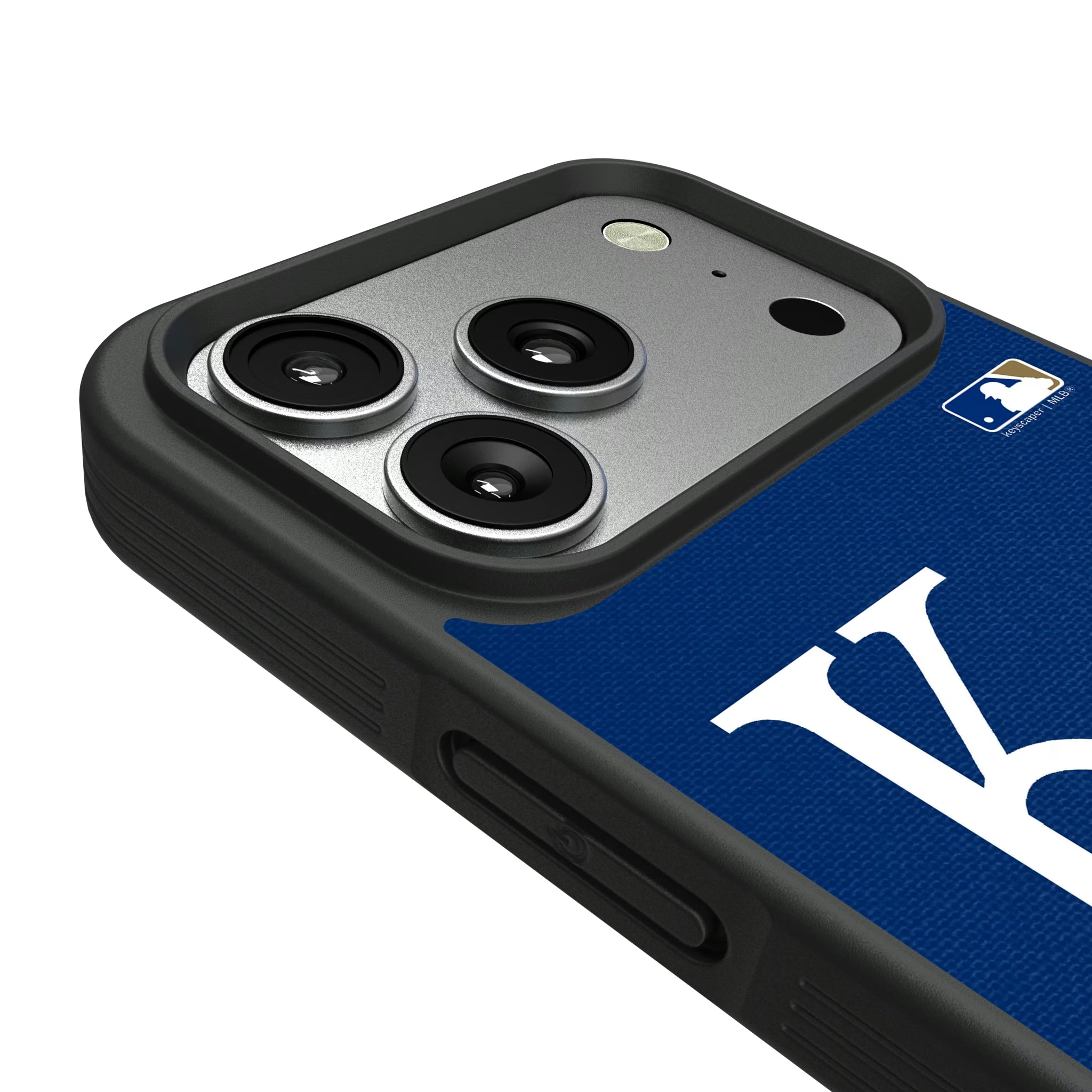 Kansas City Royals Personalized Stripe iPhone Bump Phone Case for Apple iPhone - Detail#Device_iPhone 17 Pro