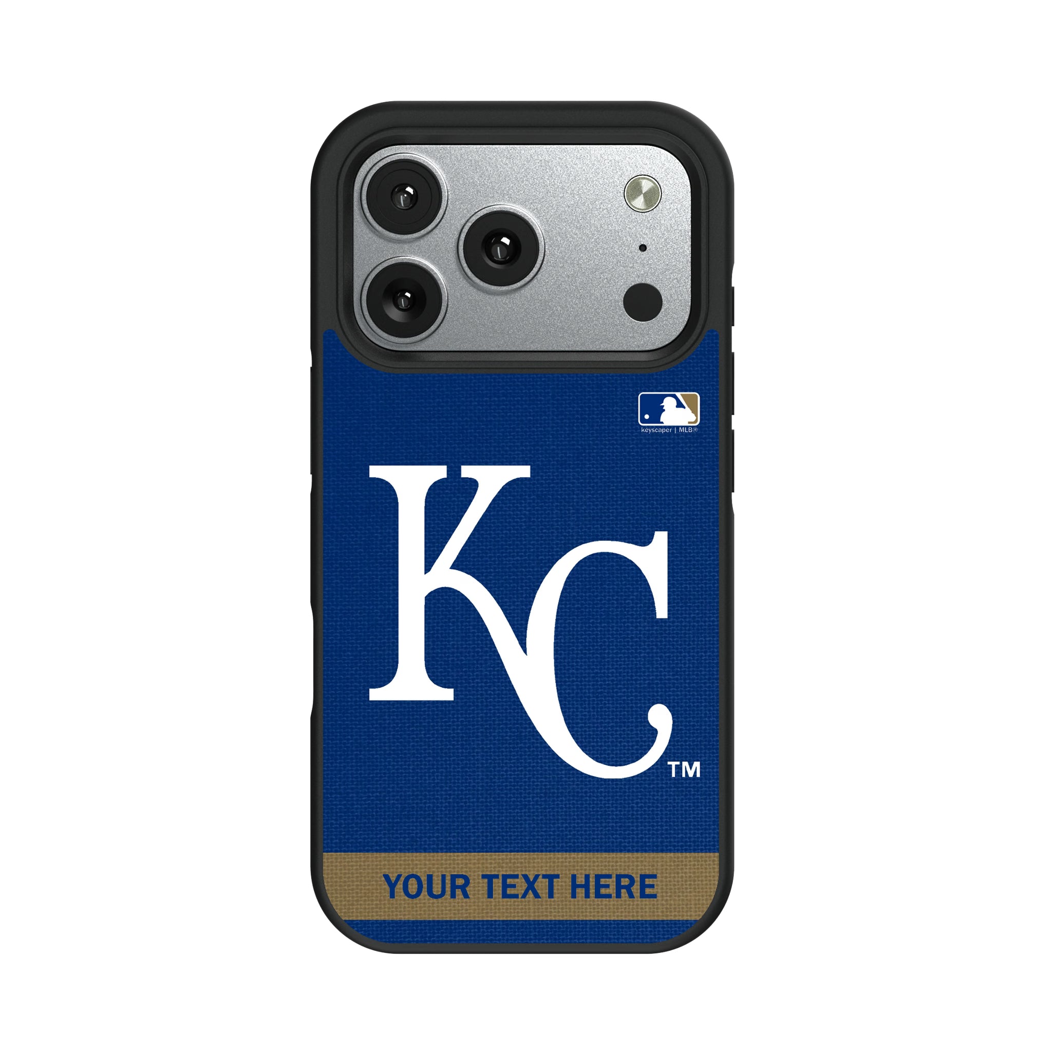 Kansas City Royals Personalized Stripe iPhone Bump Phone Case for Apple iPhone#Device_iPhone 17 Pro