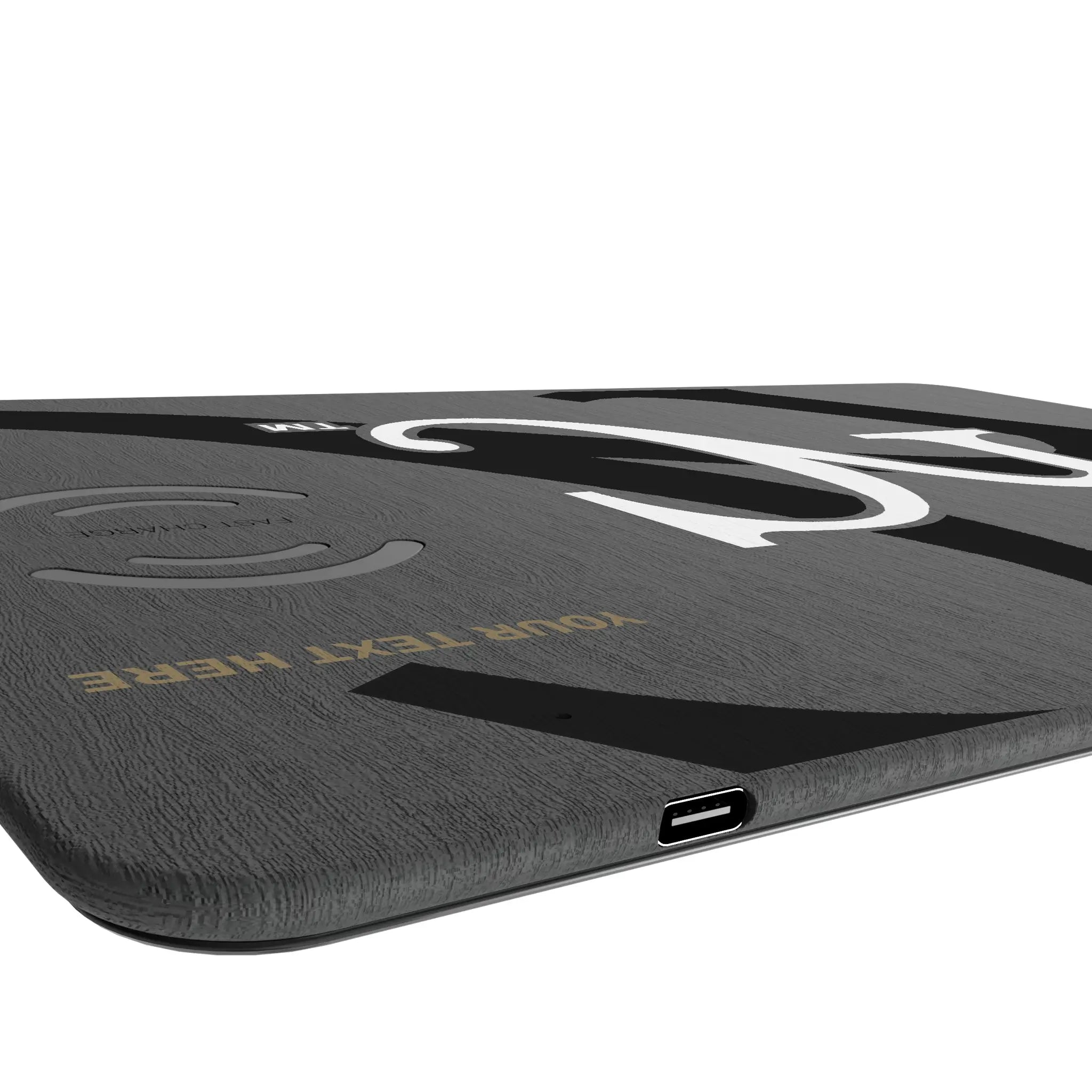 Kansas City Royals Personalized Tilt 15-Watt Wireless Charger and Mouse Pad