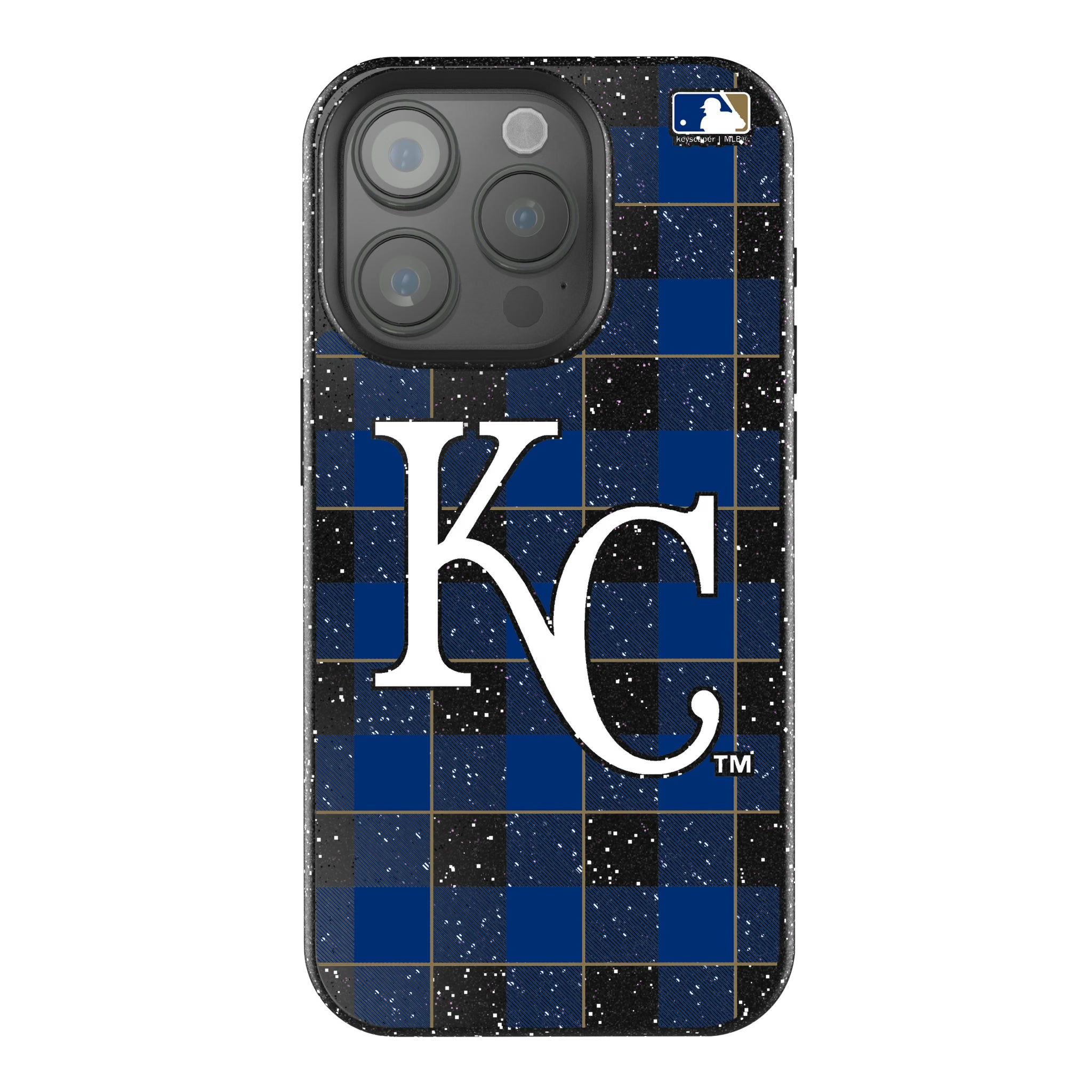 Kansas City Royals Plaid iPhone Bling Phone Case for Apple iPhone