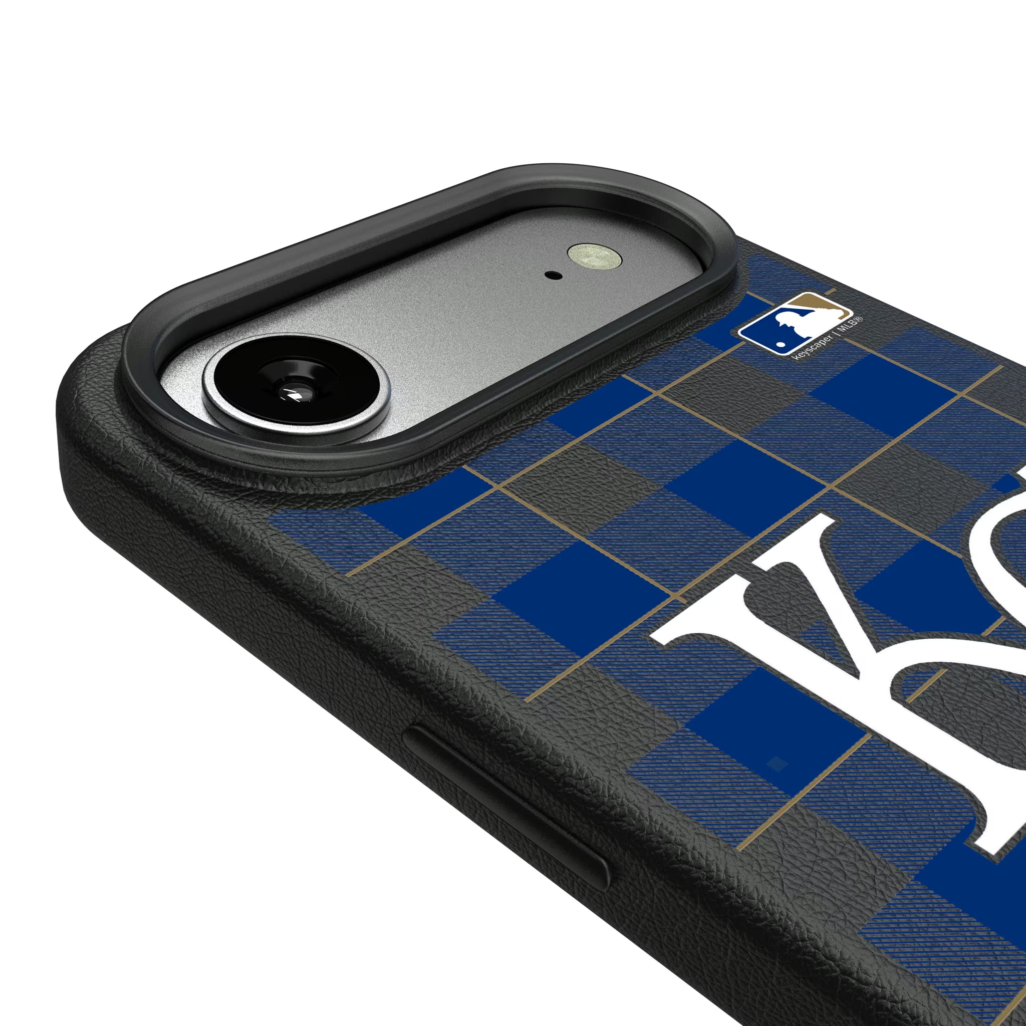 Kansas City Royals Plaid iPhone MagSafe Compatible Phone Case for Apple iPhone - Detail#Device_iPhone Air