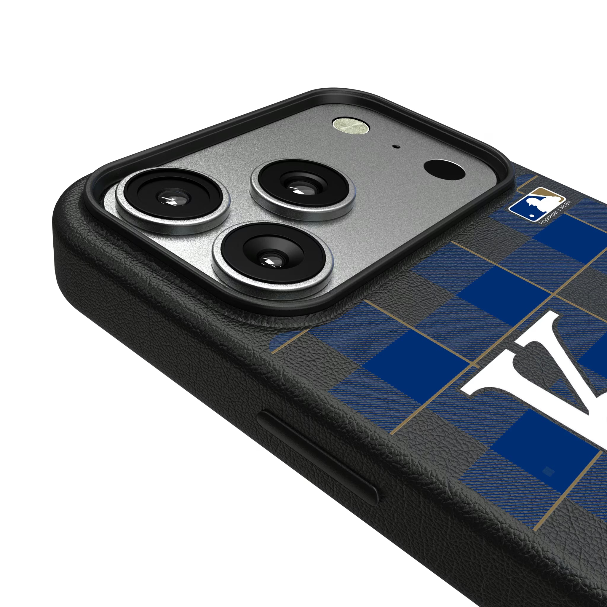 Kansas City Royals Plaid iPhone MagSafe Compatible Phone Case for Apple iPhone - Detail#Device_iPhone 17 Pro