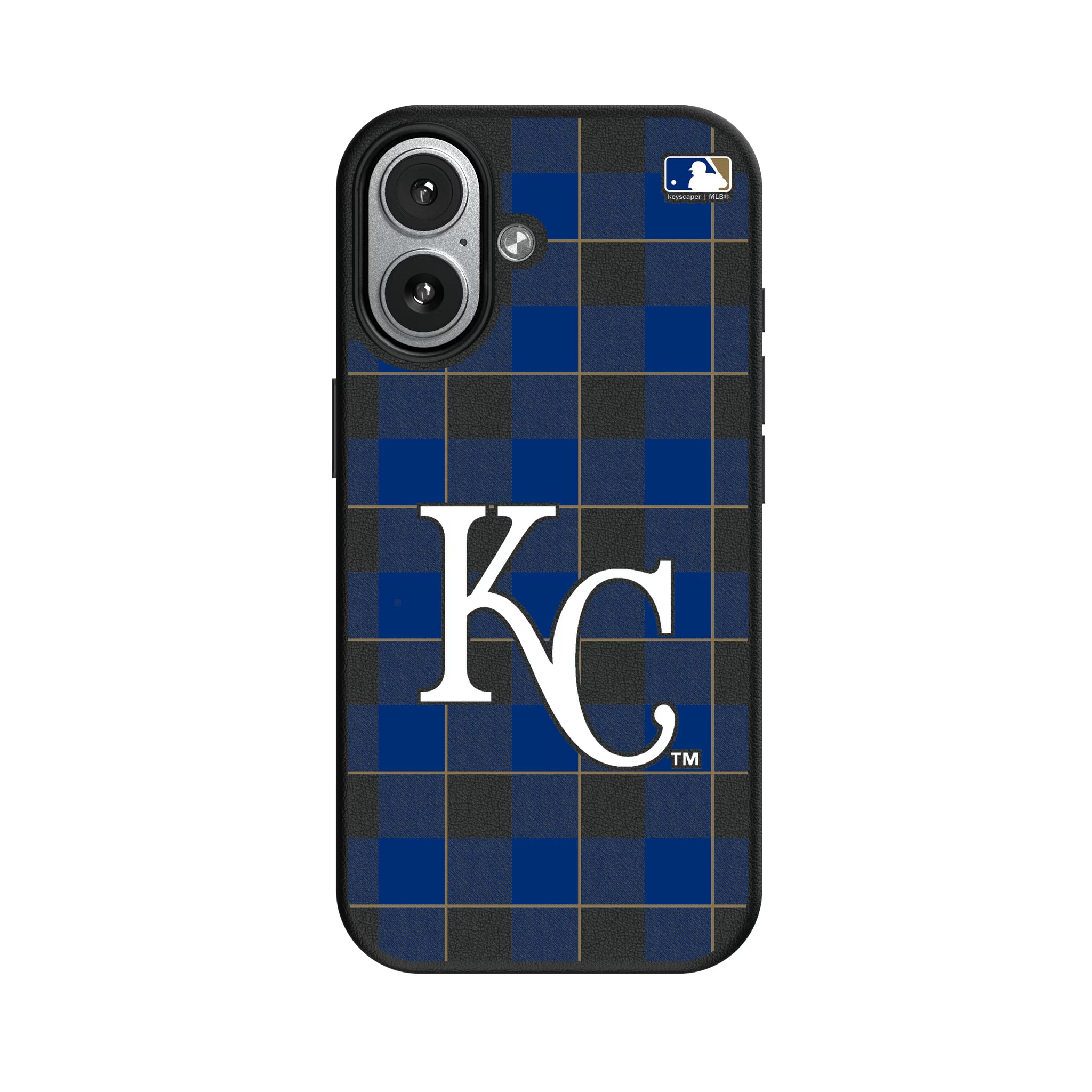 Kansas City Royals Plaid iPhone MagSafe Compatible Phone Case for Apple iPhone#Device_iPhone 17