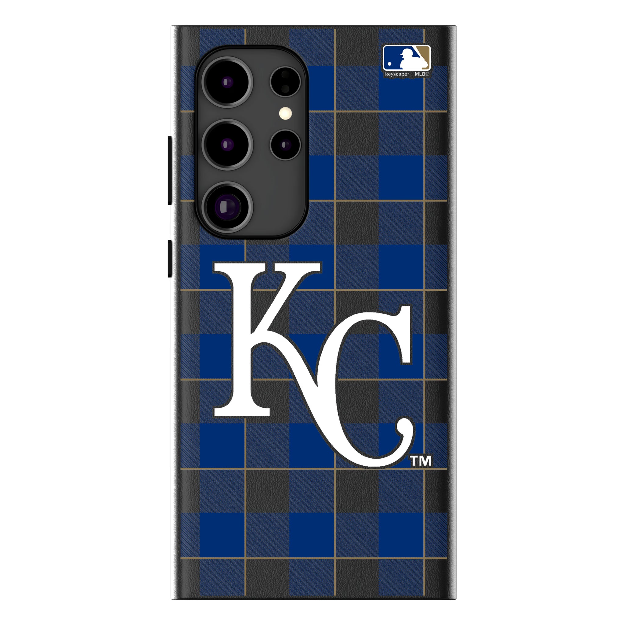 Kansas City Royals Plaid Galaxy MagSafe Compatible Phone Case for Samsung Galaxy