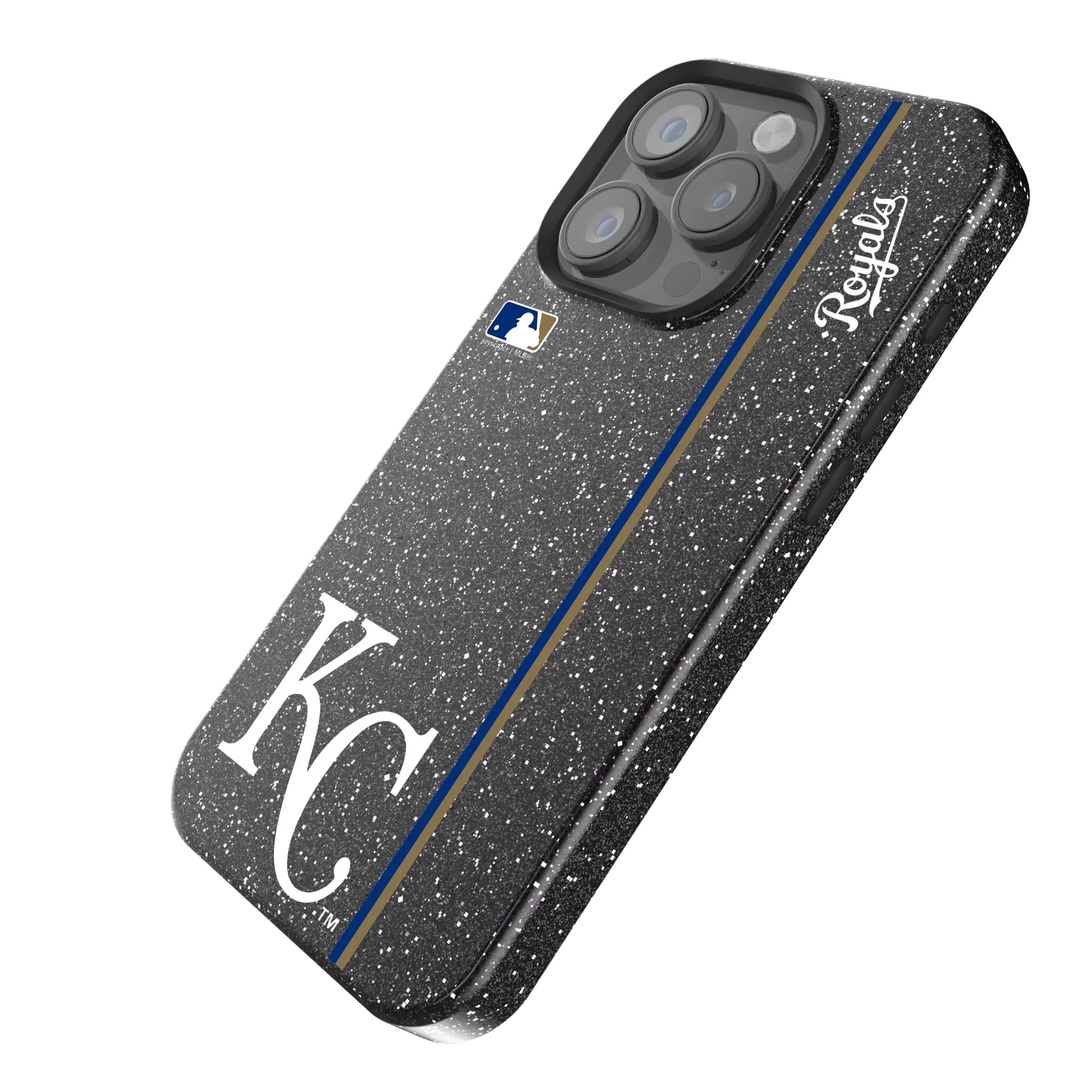 Kansas City Royals Sidebar iPhone Bling Phone Case for Apple iPhone - Isometric View