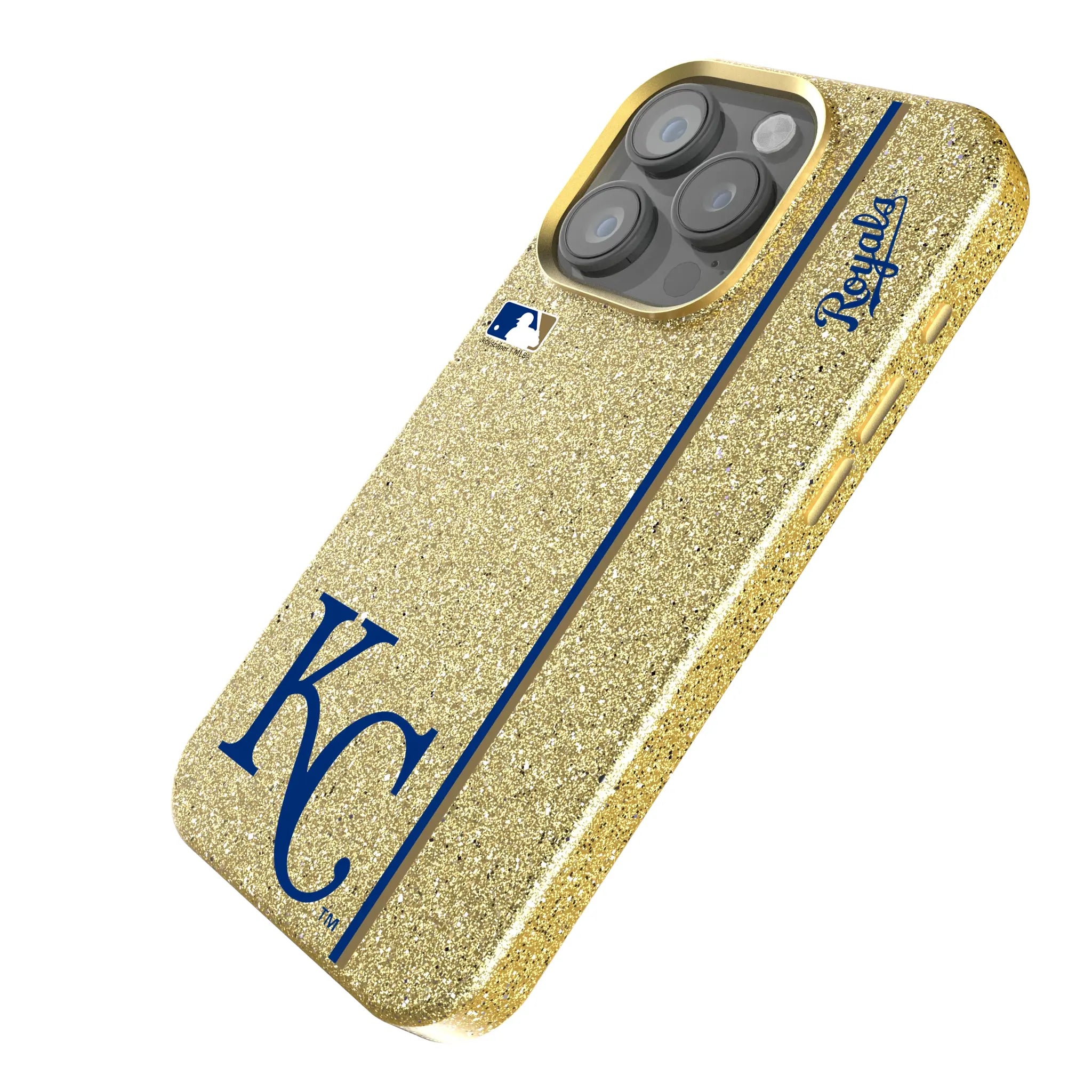 Kansas City Royals Sidebar iPhone Bling Phone Case for Apple iPhone - Isometric View