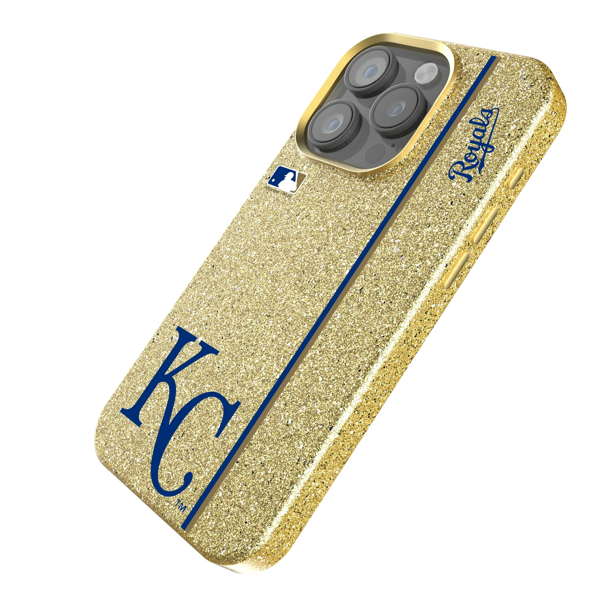 Kansas City Royals Sidebar iPhone Bling Phone Case for Apple iPhone - Isometric View