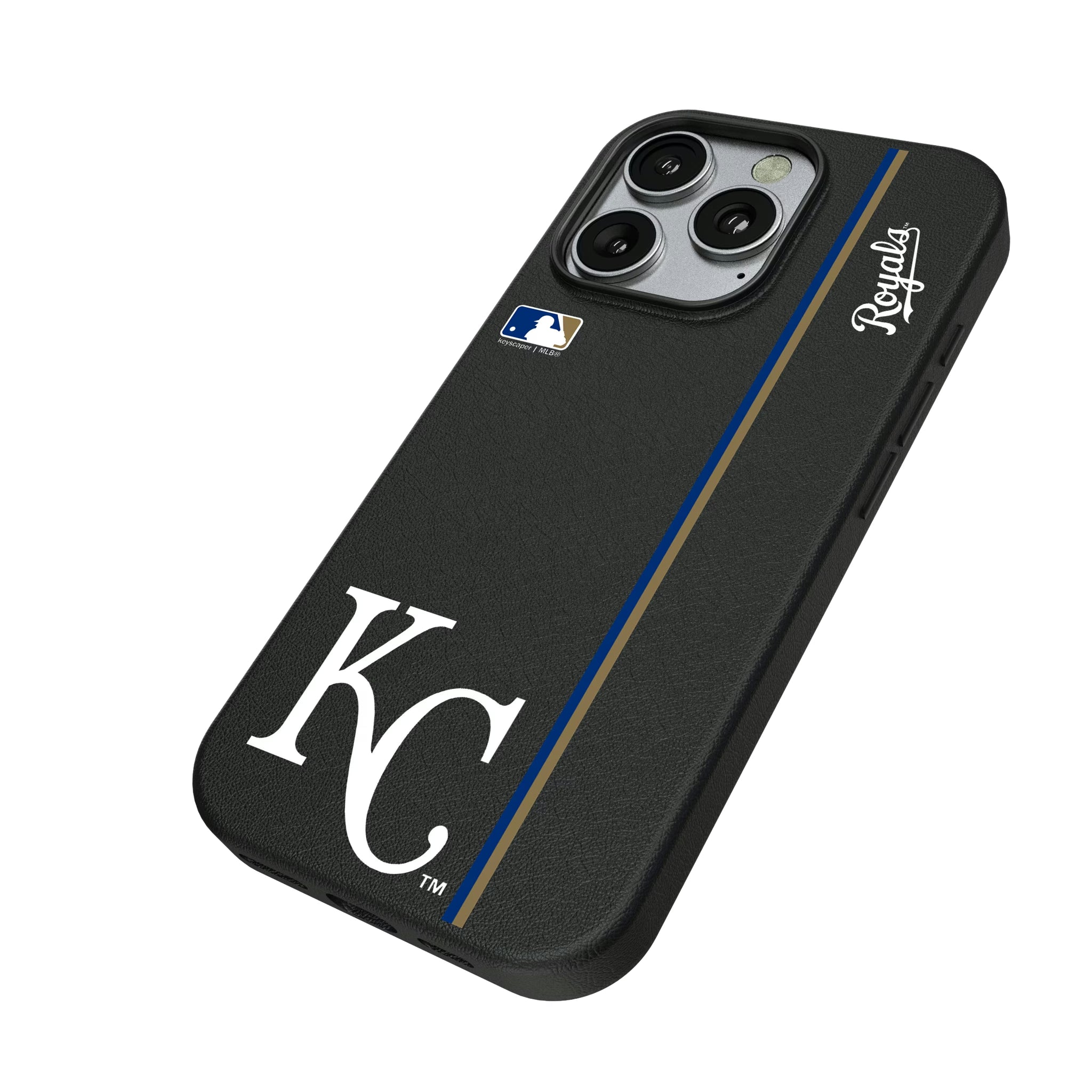 Kansas City Royals Sidebar iPhone MagSafe Compatible Phone Case for Apple iPhone - Isometric View