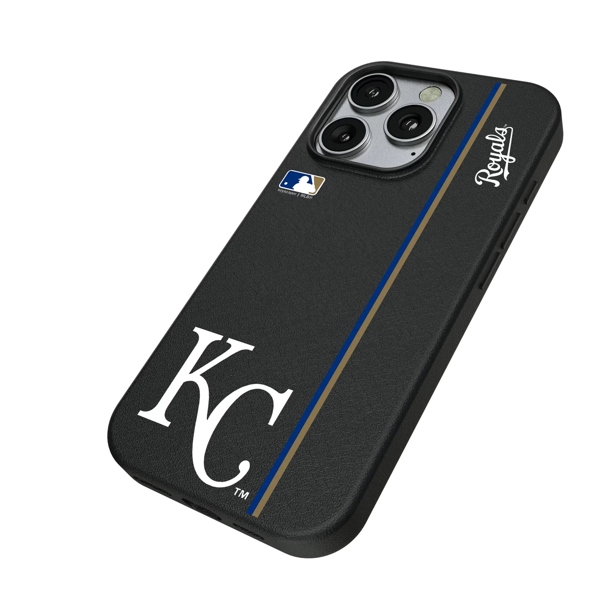 Kansas City Royals Sidebar iPhone MagSafe Compatible Phone Case for Apple iPhone - Isometric View